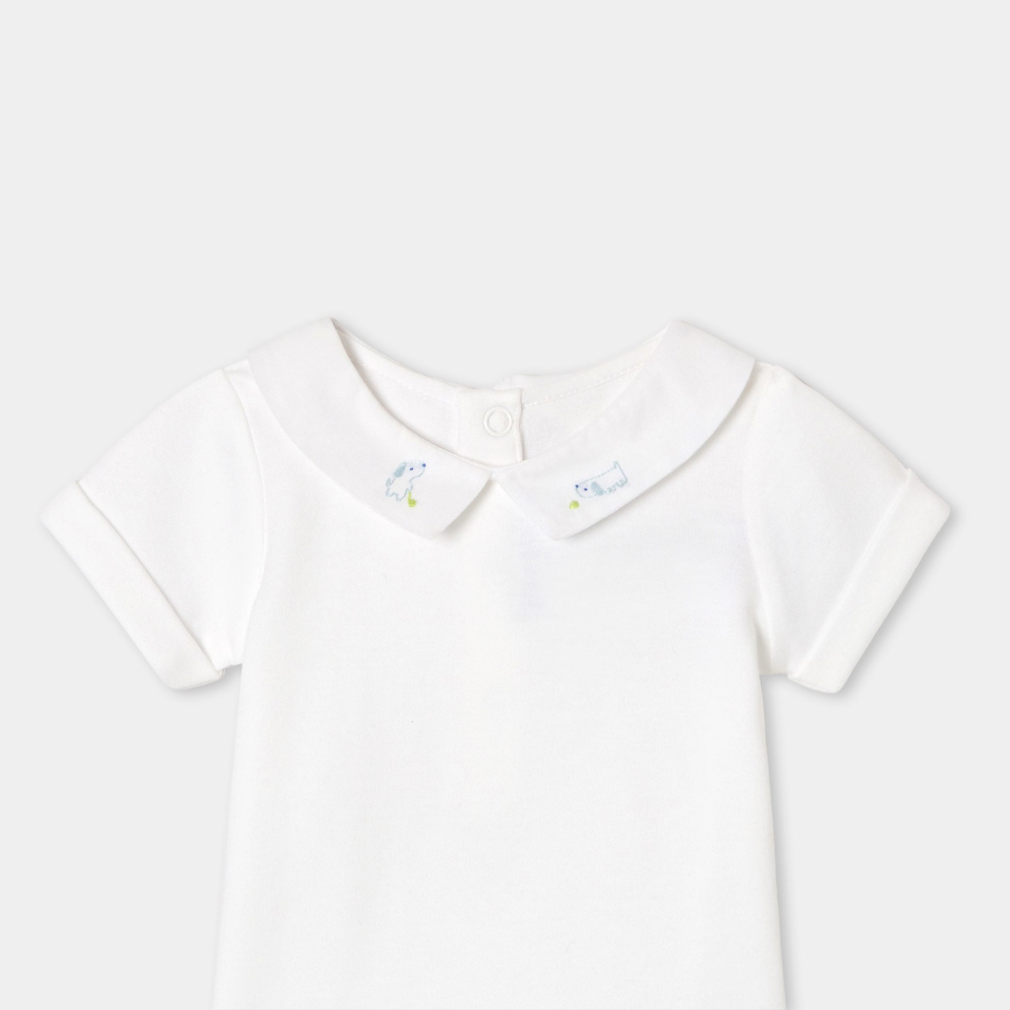 Baby boy short-sleeved bodysuit - Chant - Image 3