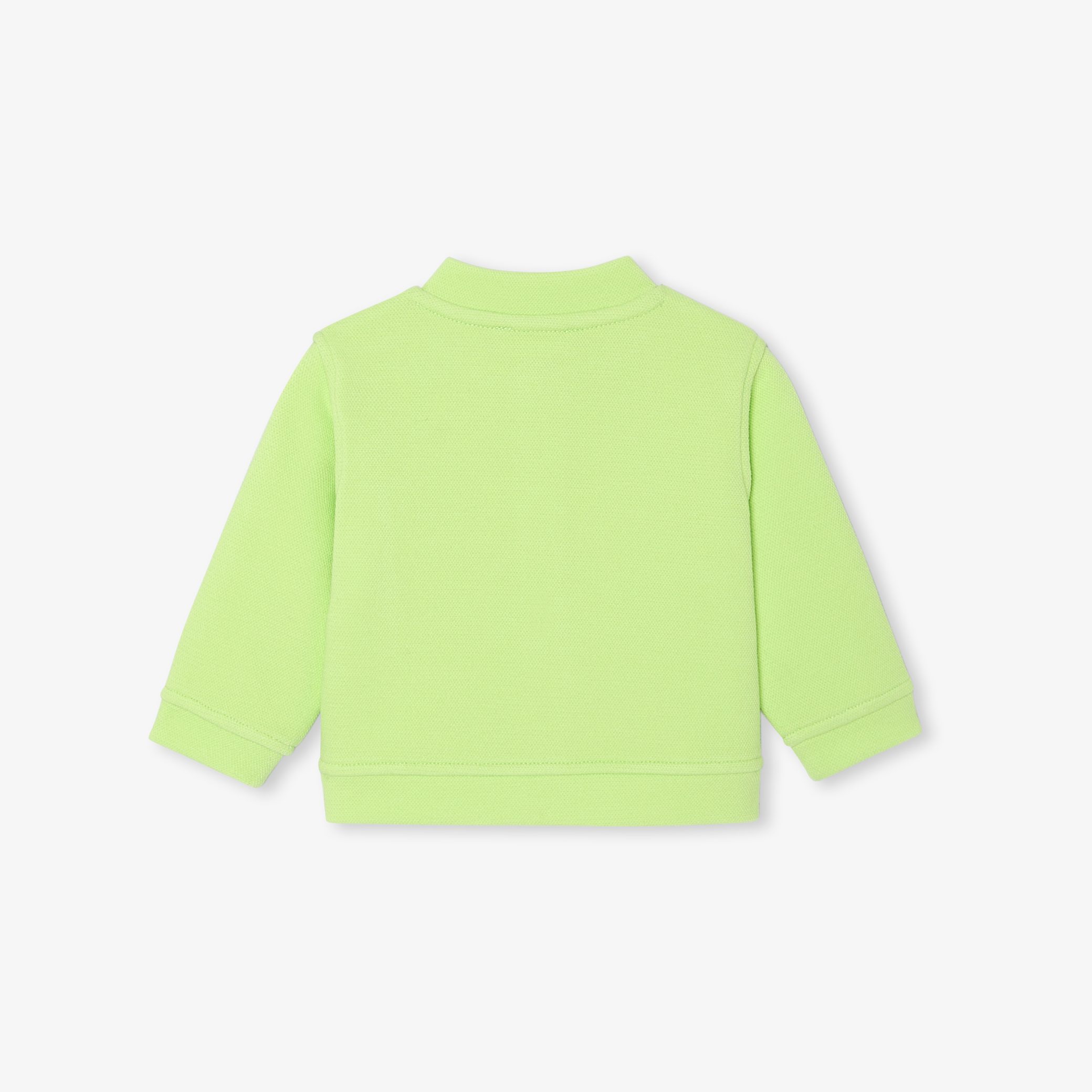 Baby boy cardigan in cotton pique - Ecuyer - Image 2