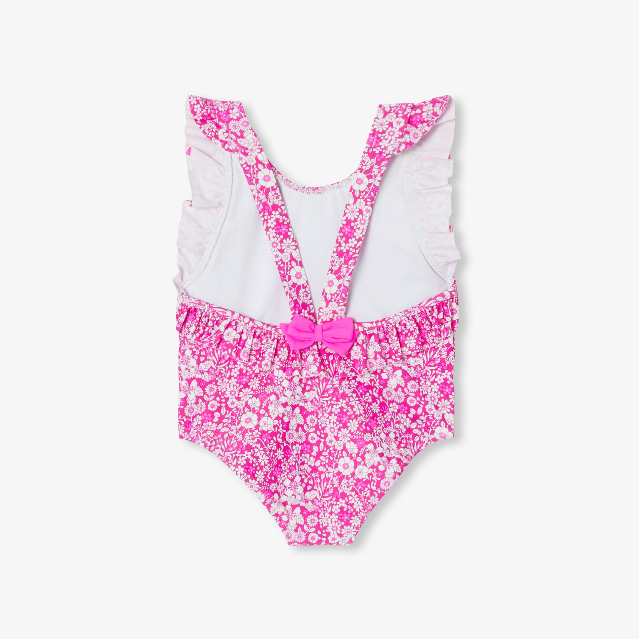 Baby girl swimsuit in Liberty fabric - Myrtille - Image 2
