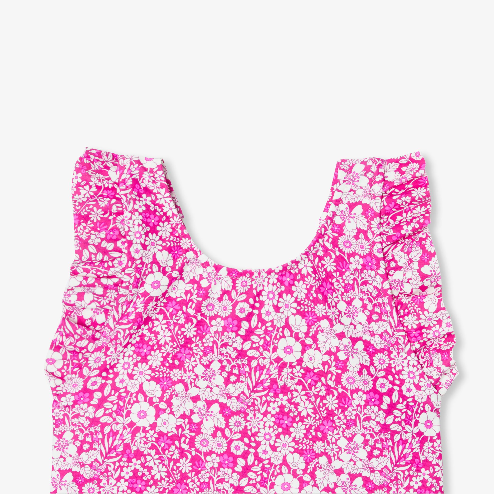 Baby girl swimsuit in Liberty fabric - Myrtille - Image 3