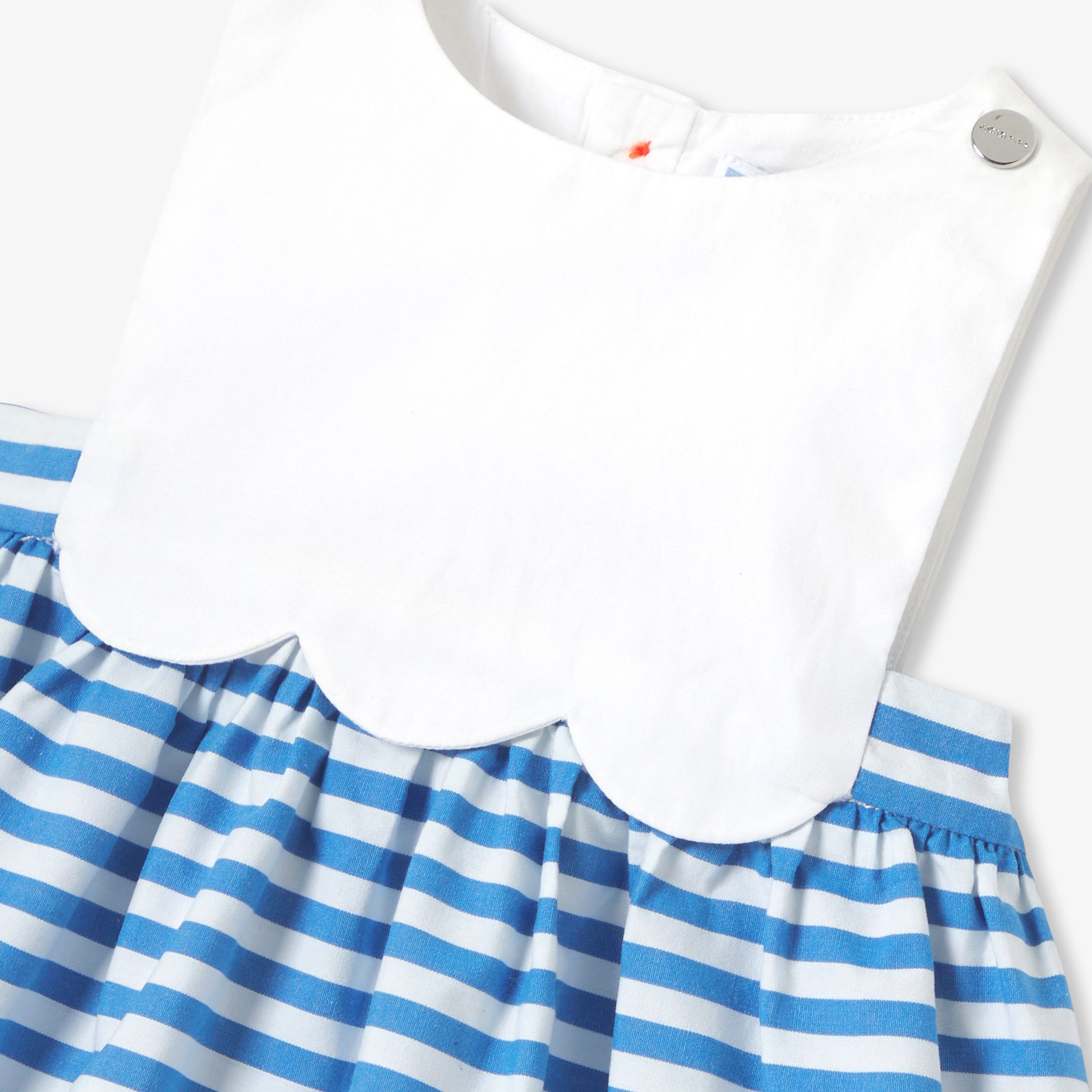 Baby girl dress in poplin - Doucette - Image 4