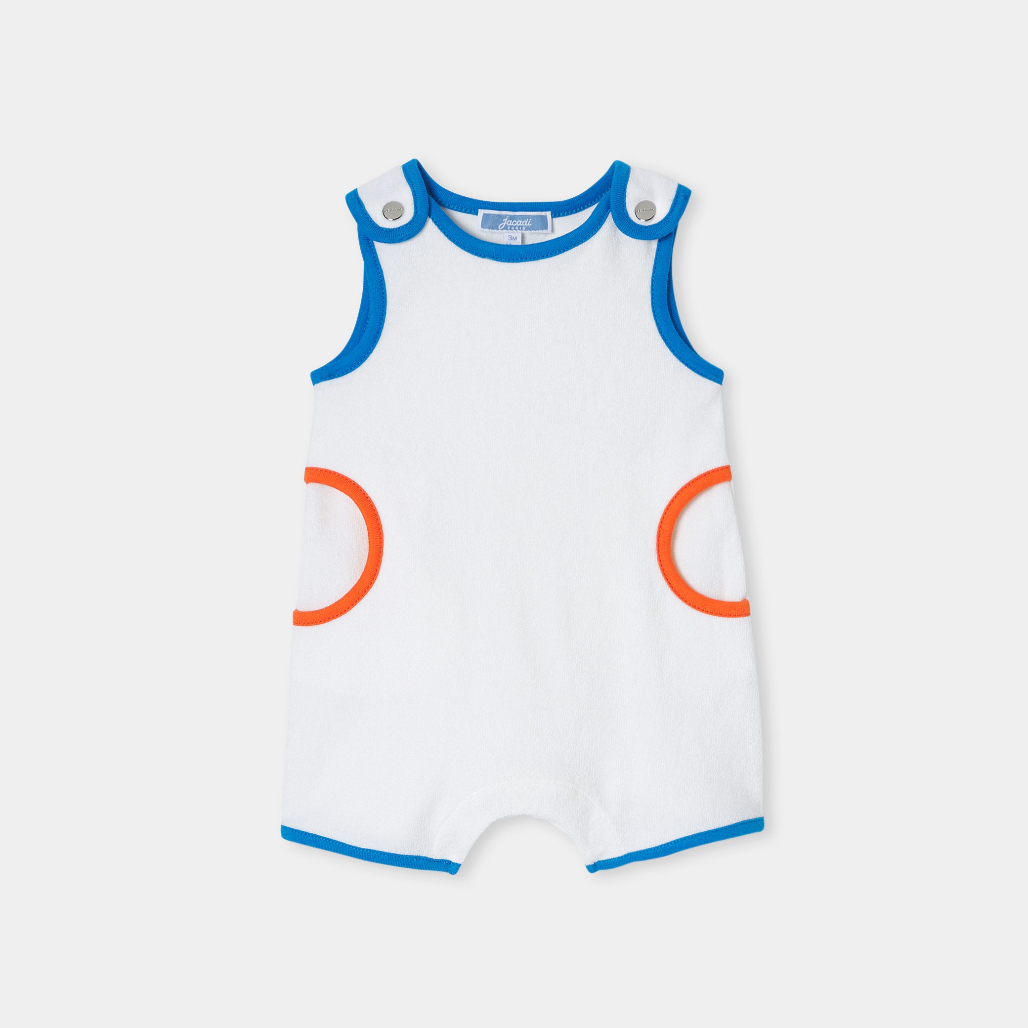Baby boy French terry romper - Botaniste