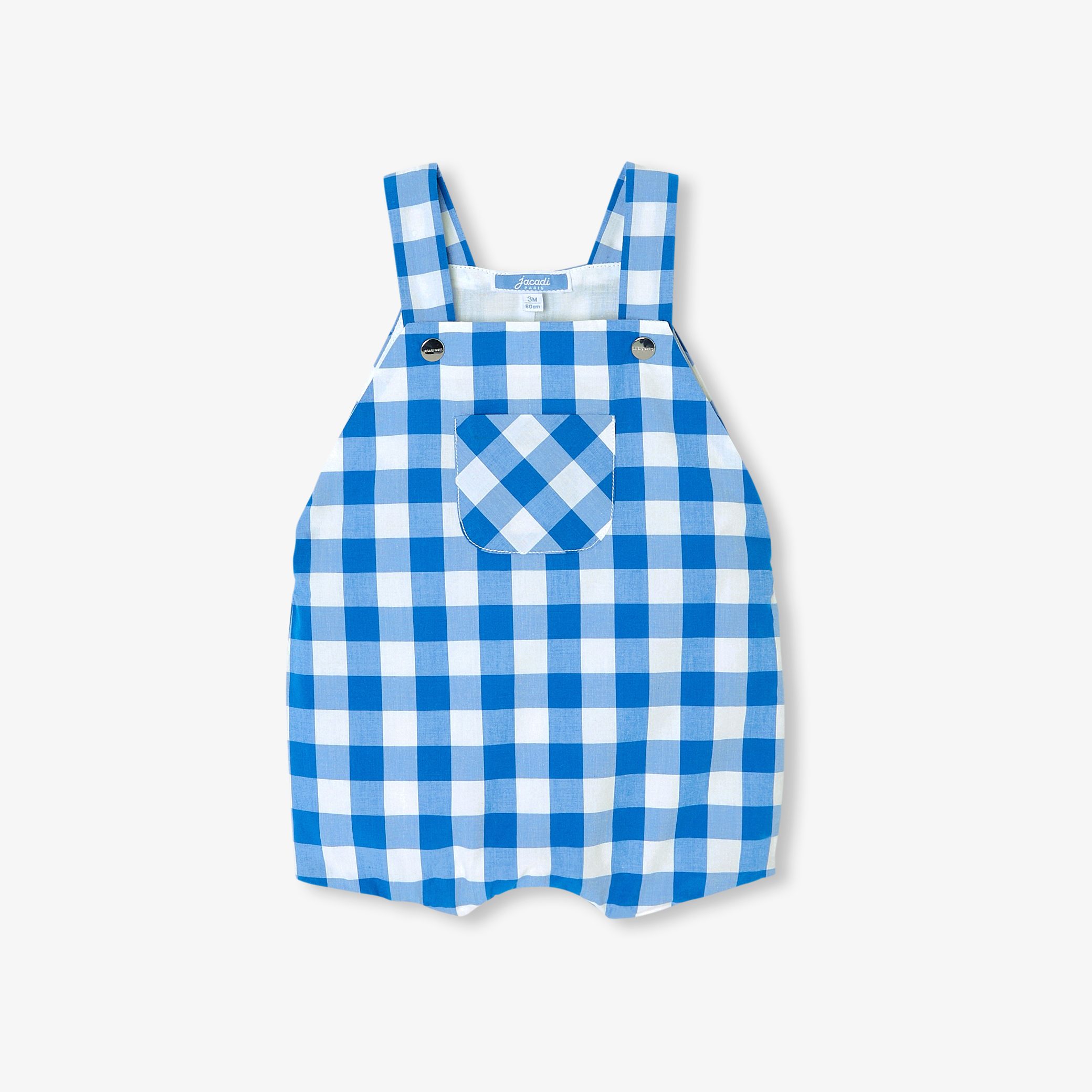 Baby boy gingham short overalls - Allegro
