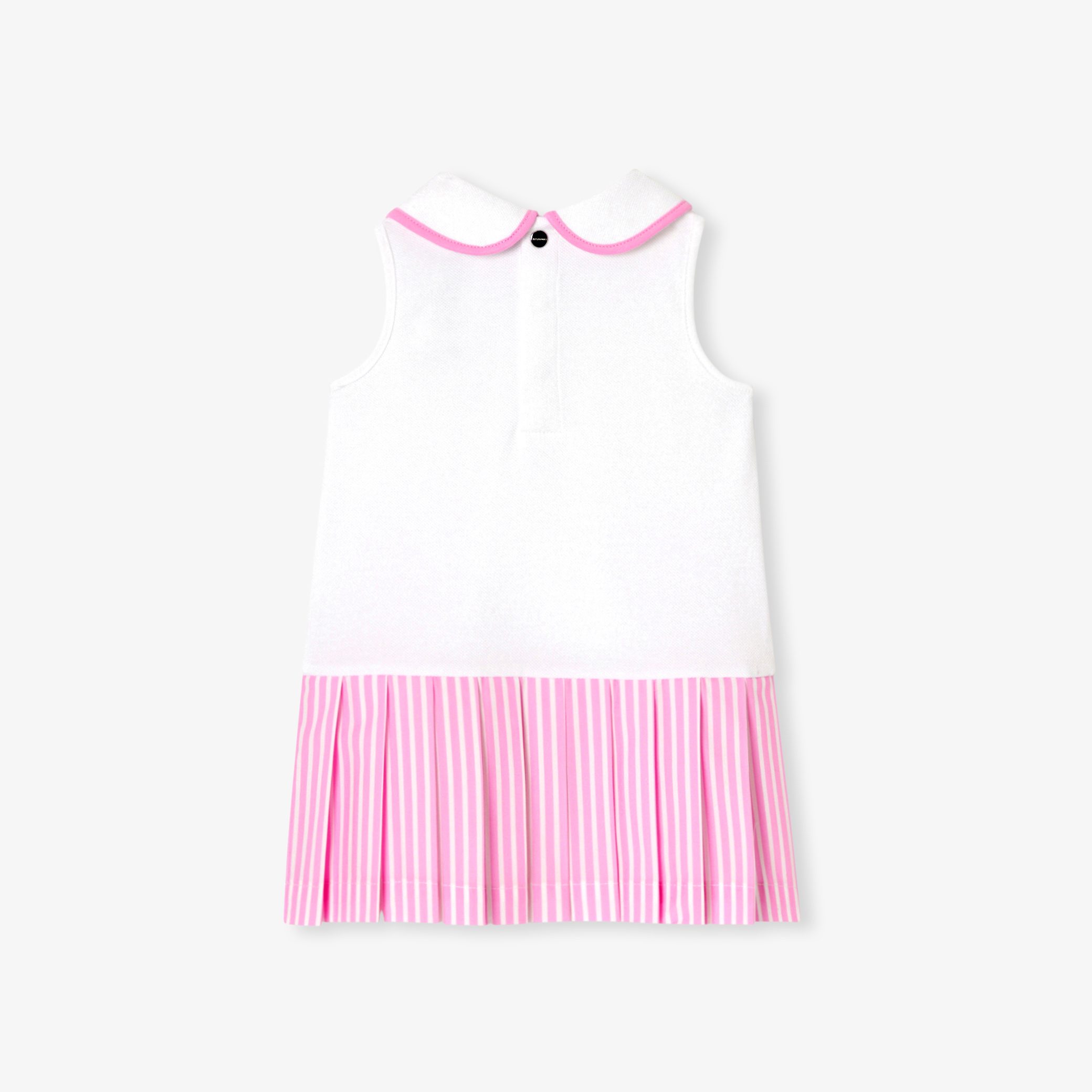 Baby girl dress in cotton pique - Floriane - Image 2