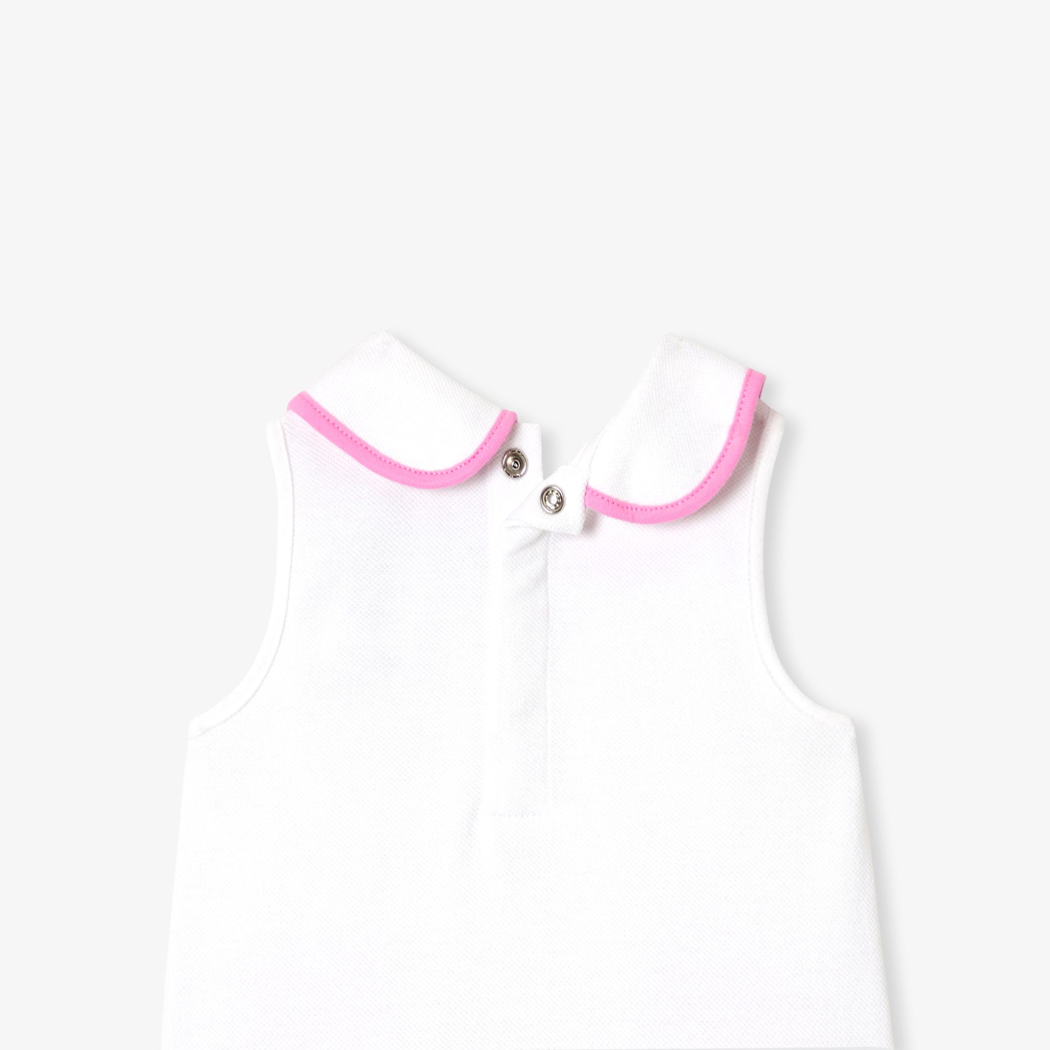 Baby girl dress in cotton pique - Floriane - Image 4