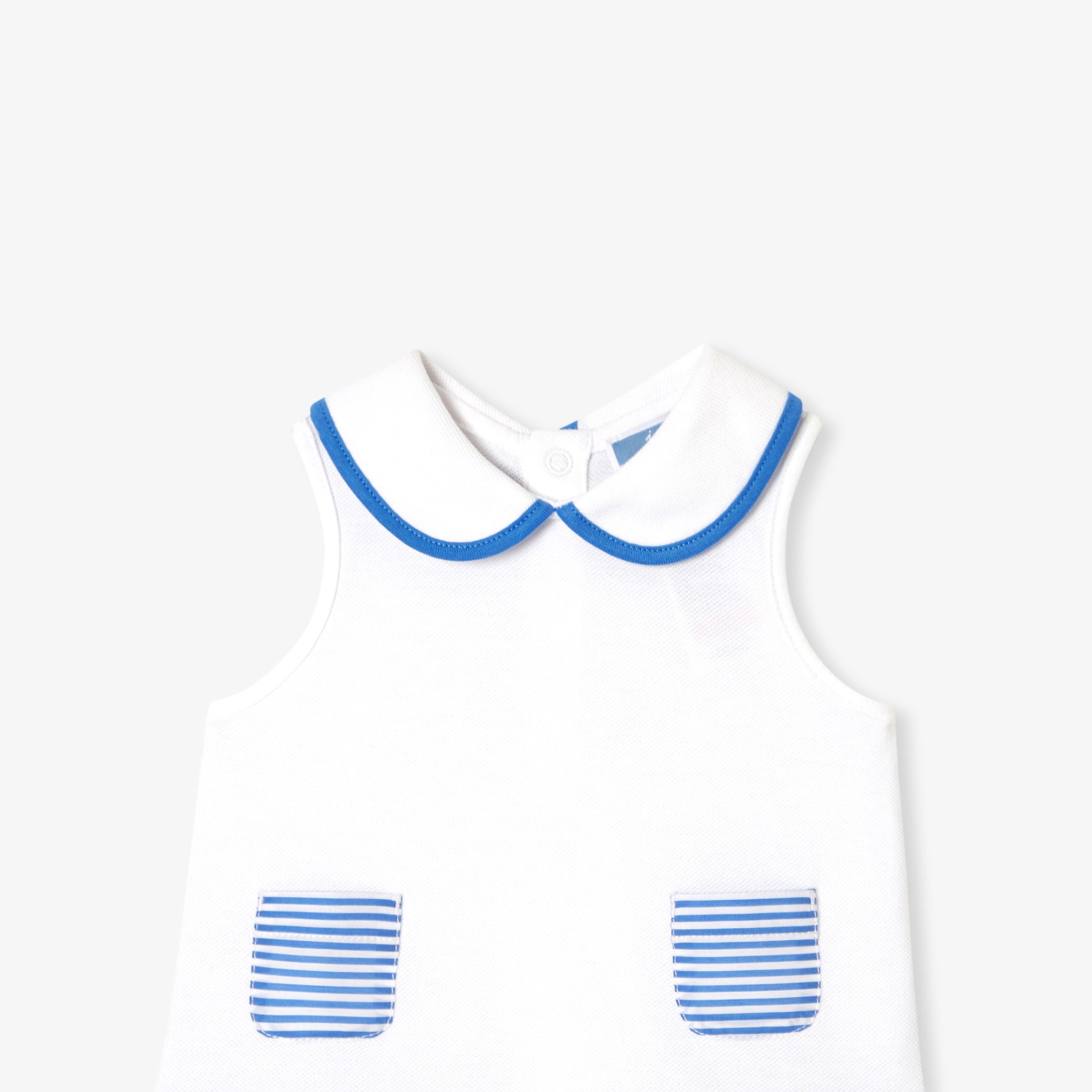 Baby girl dress in cotton pique - Florence - Image 3