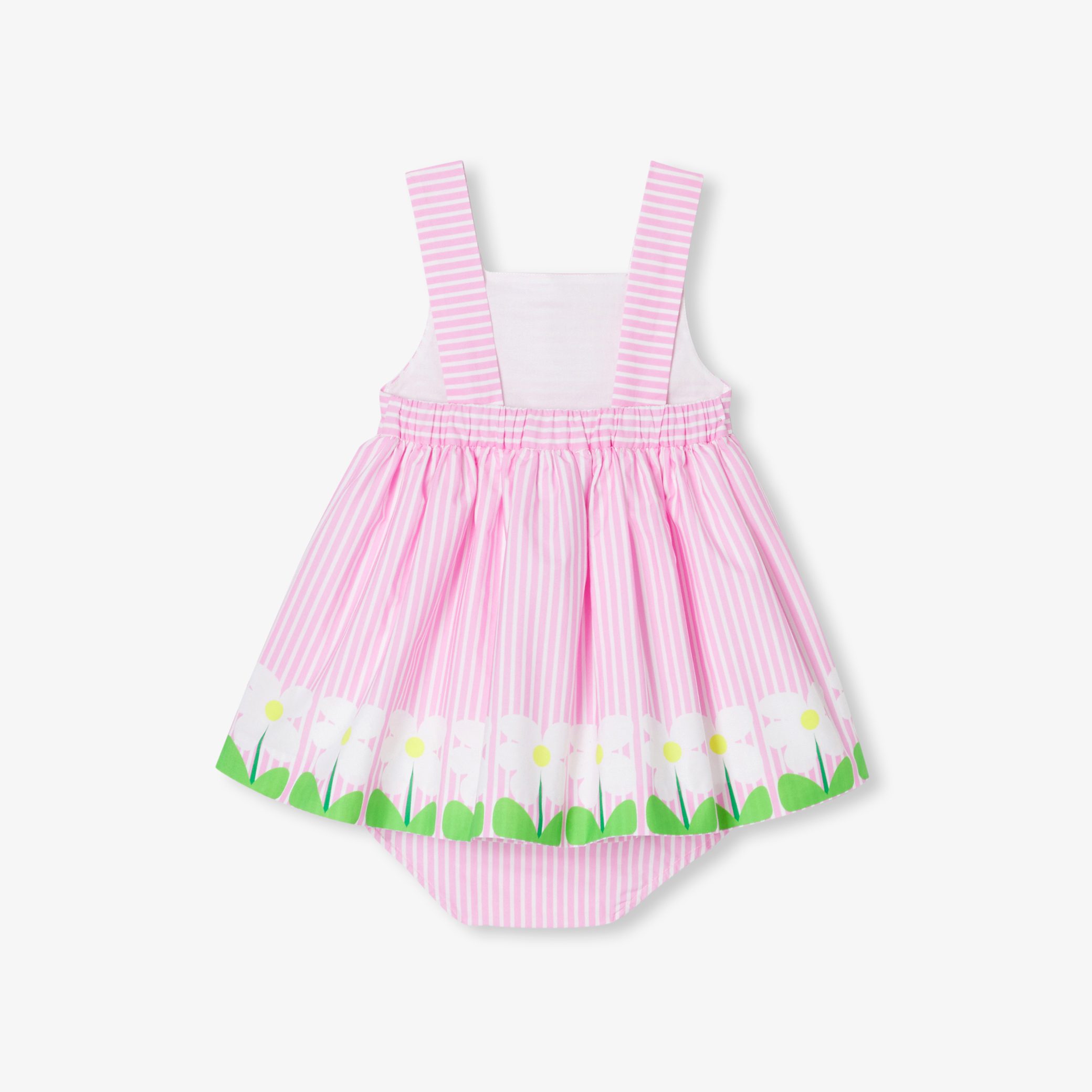 Baby girl sleeveless dress - Jade - Image 4