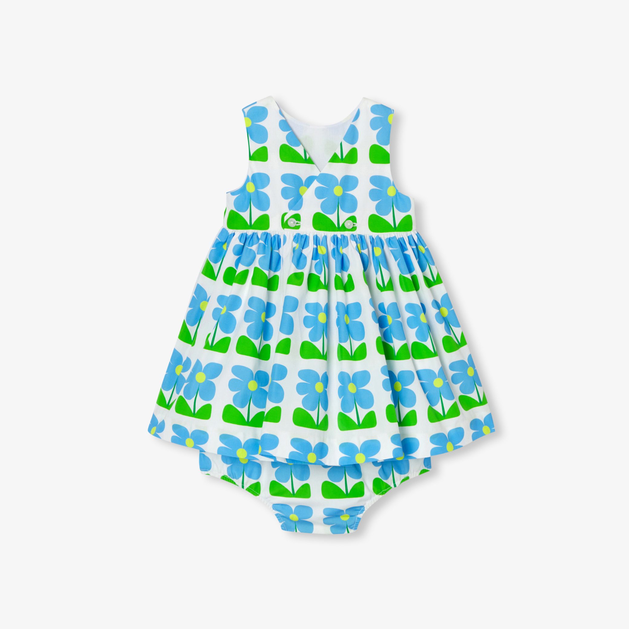 Baby girl sleeveless dress - Lucie - Image 4