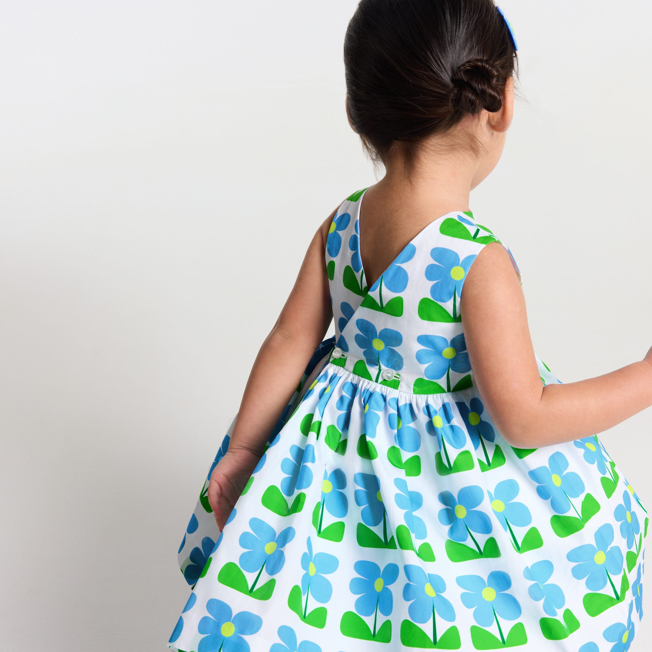 Baby girl sleeveless dress - Lucie - Image 2