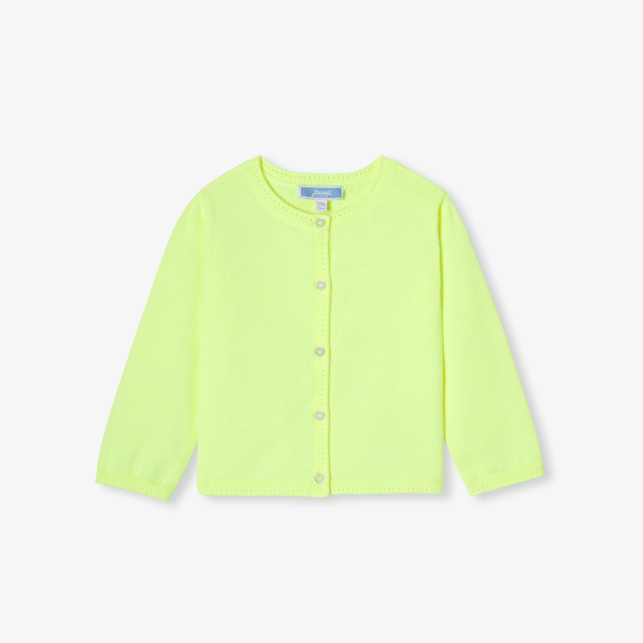 Baby girl cotton cardigan - Cueillette