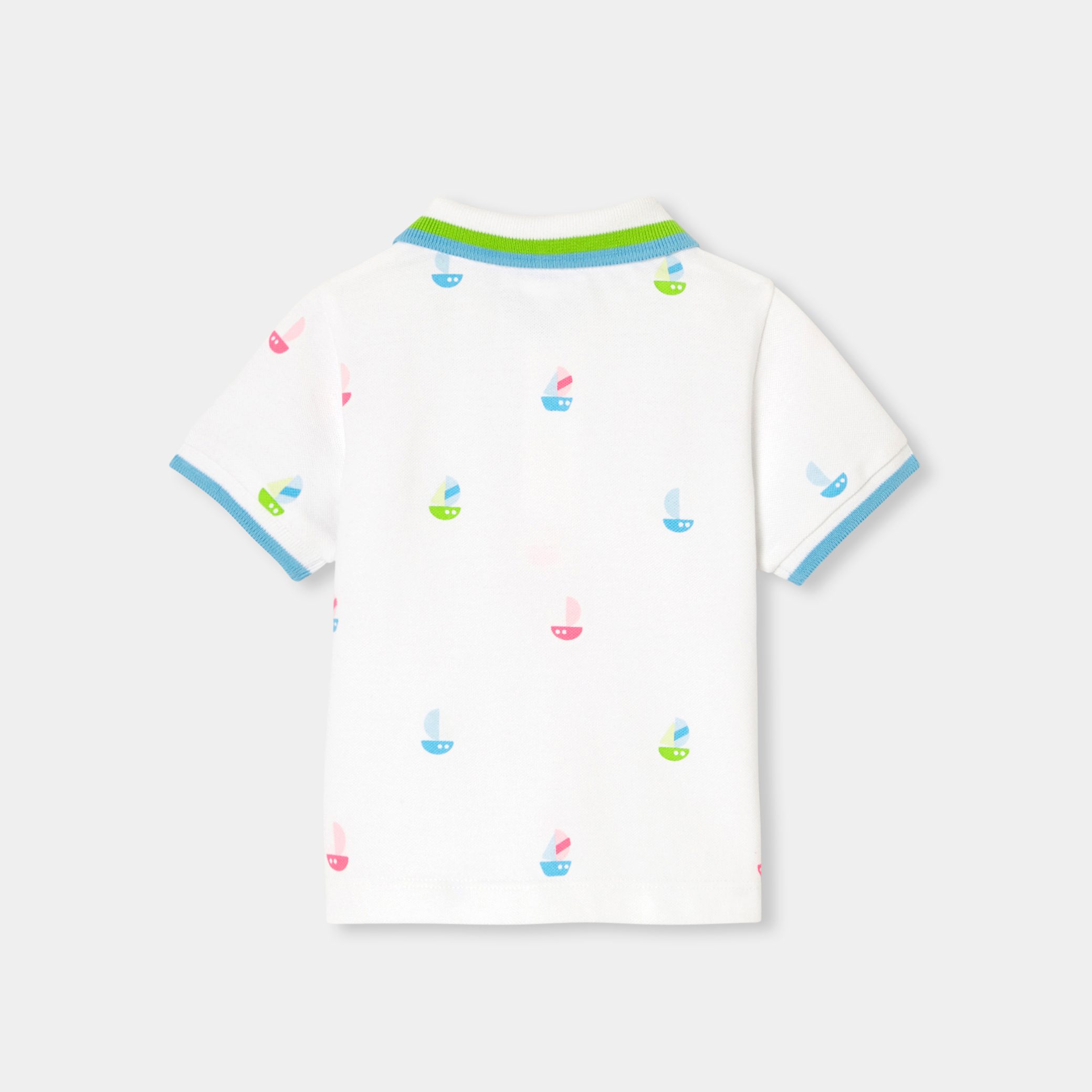 Baby boy short-sleeved polo shirt - Beline - Image 2
