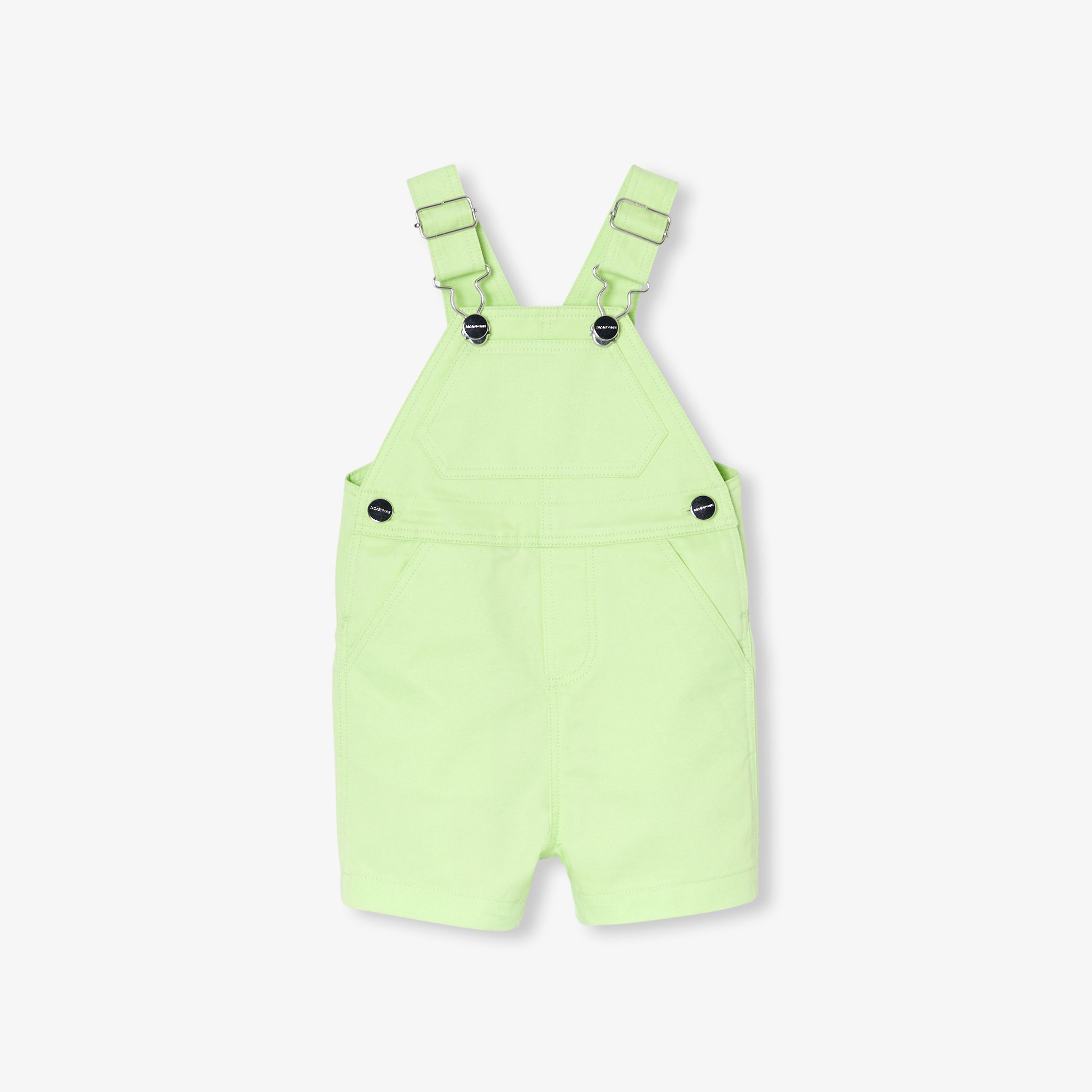 Baby boy short overalls in twill - Bourdon