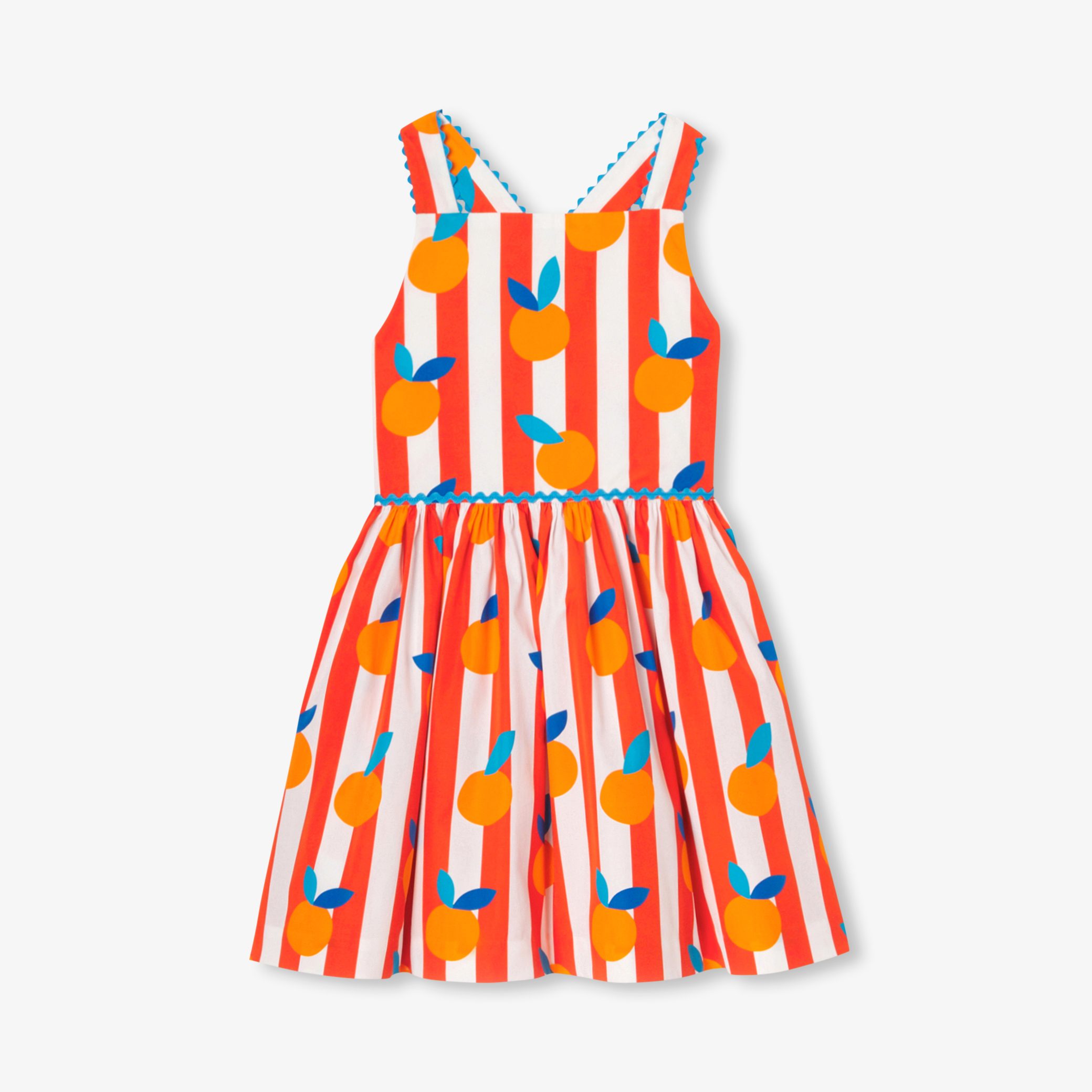 Girl cross-back dress - Patricia