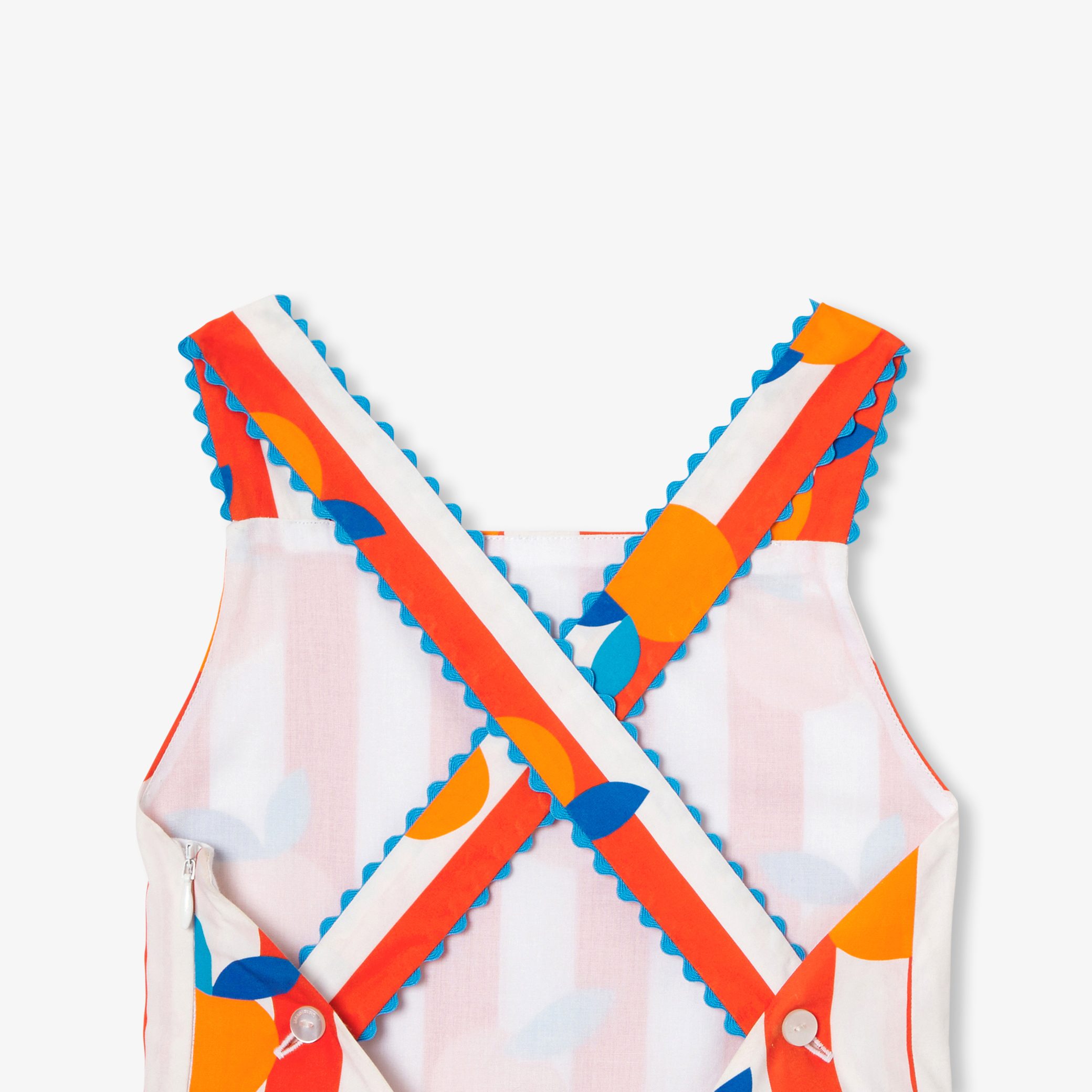 Girl cross-back dress - Patricia - Image 4