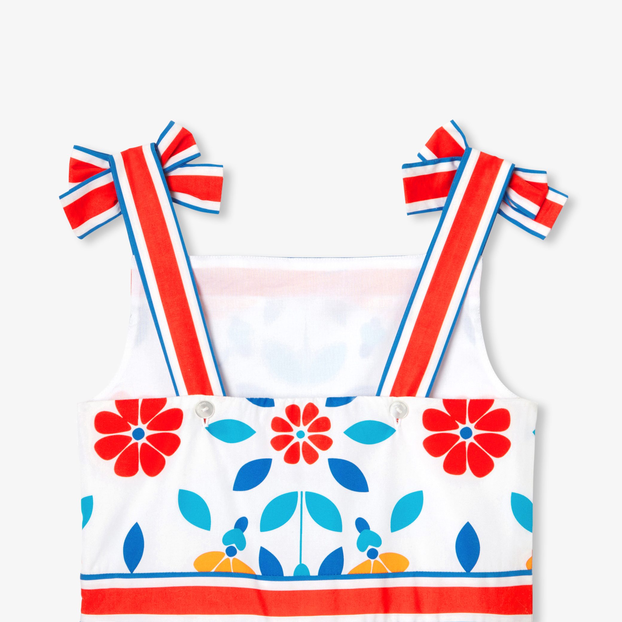 Girl dress in poplin - Petunia - Image 6