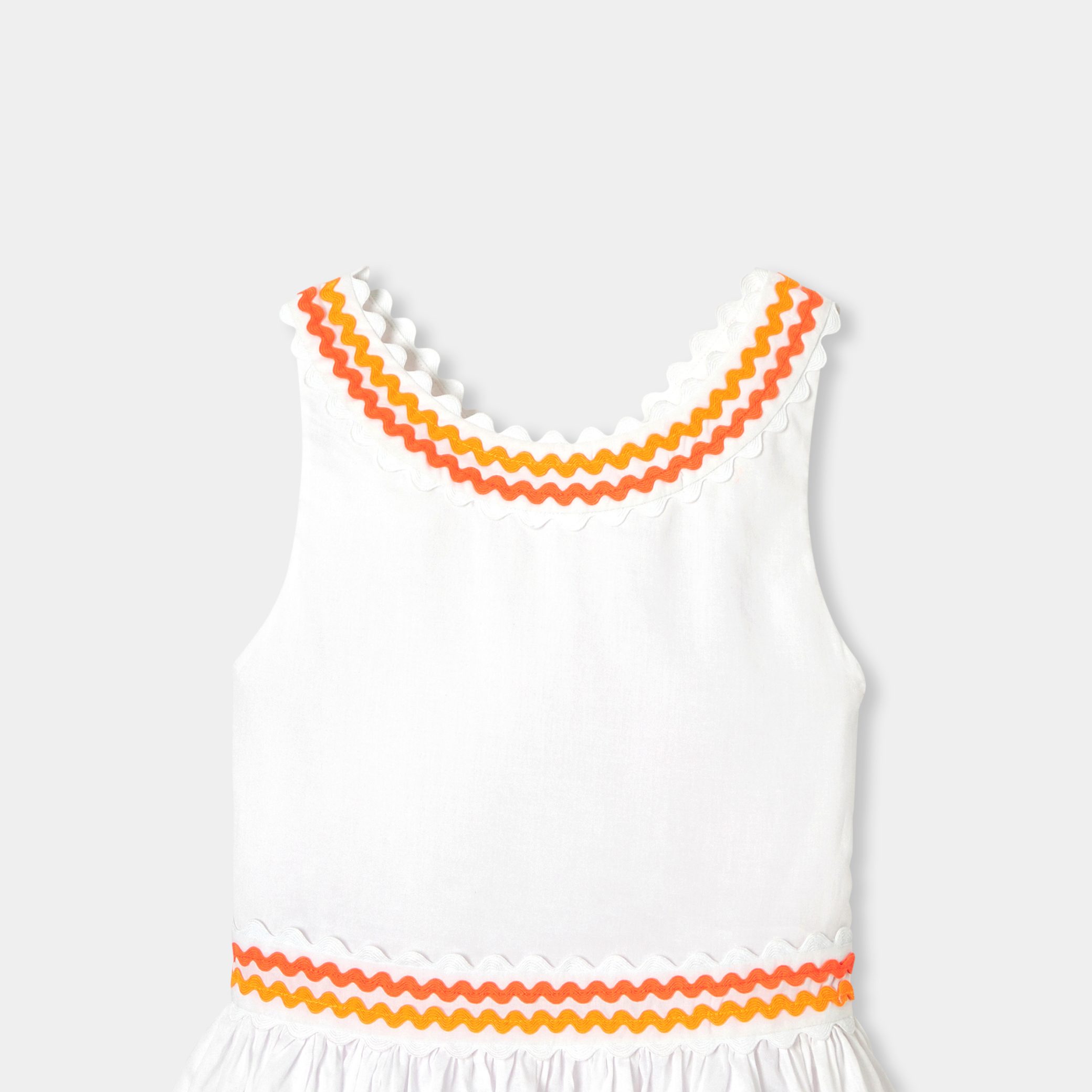 Girl dress in cotton voile - Penelope - Image 6