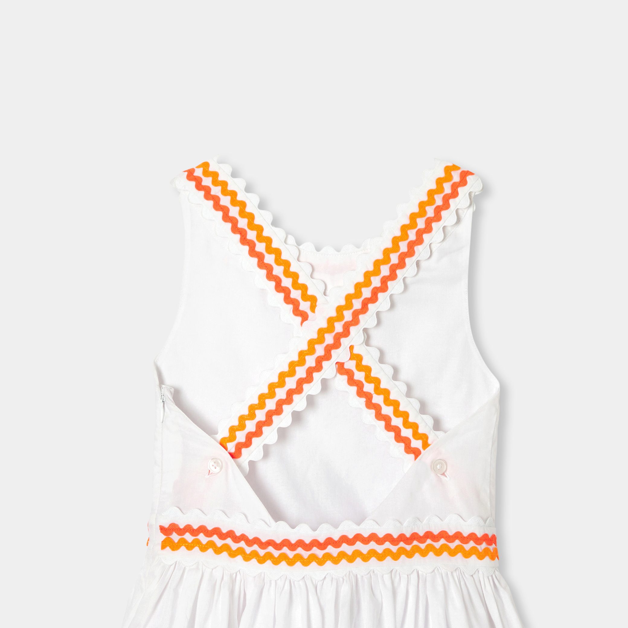 Girl dress in cotton voile - Penelope - Image 7