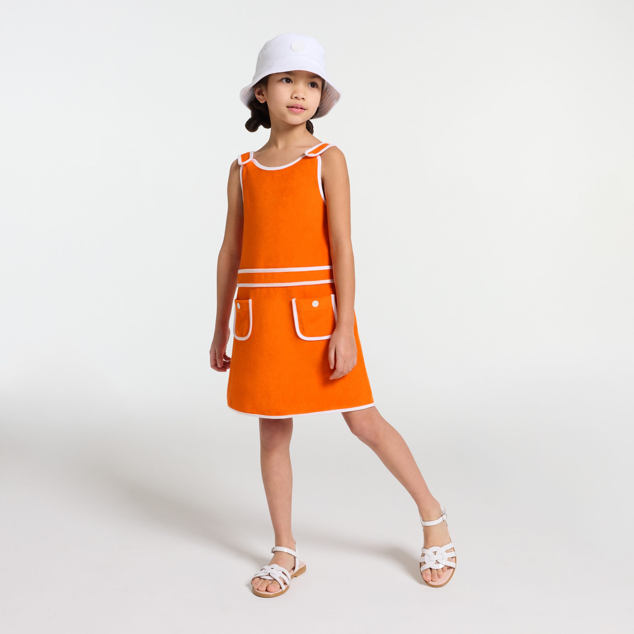 Girl terry cloth dress - Paulette
