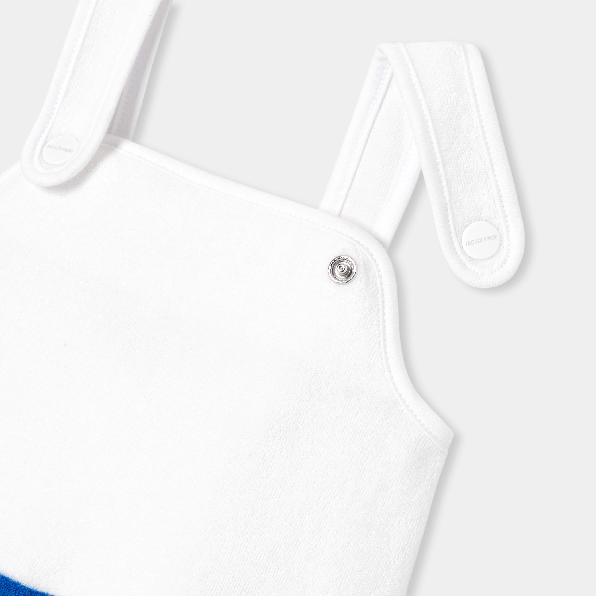 Baby girl French Terry dress - Pervenche - Image 4