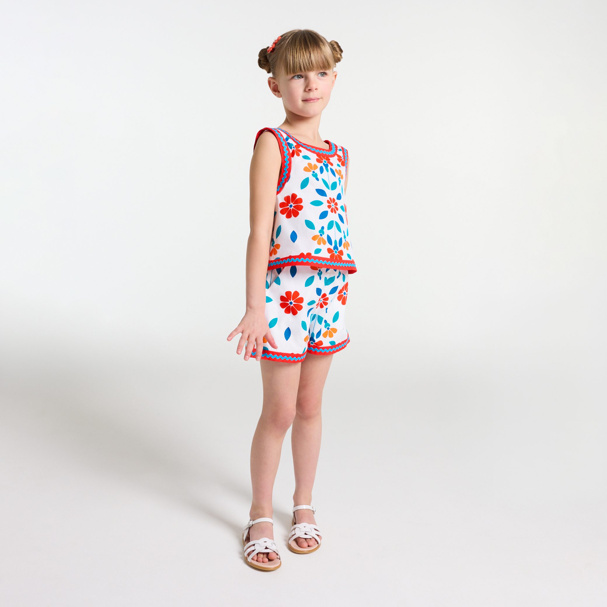 Girl poplin shorts - Pacome