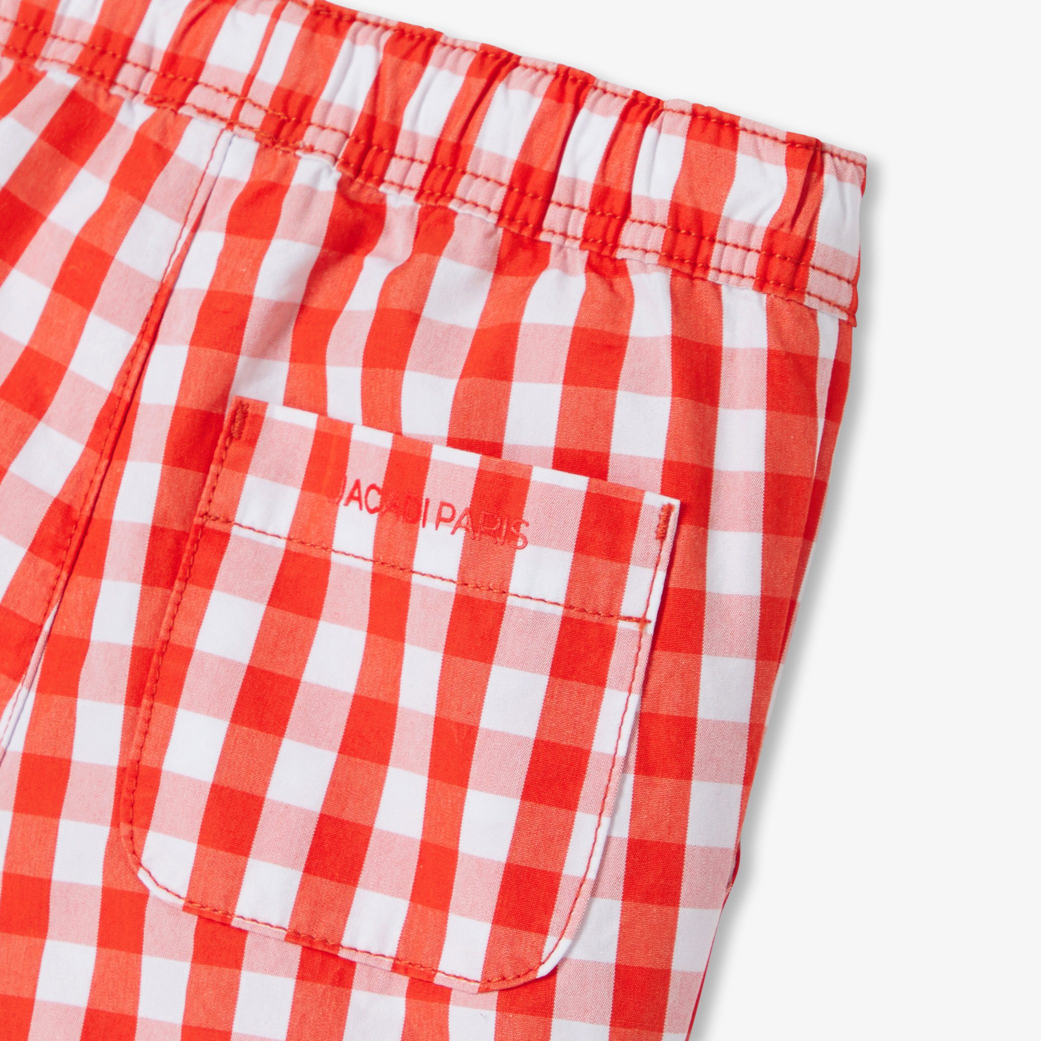 Baby boy shorts in gingham - Cleandre - Image 5