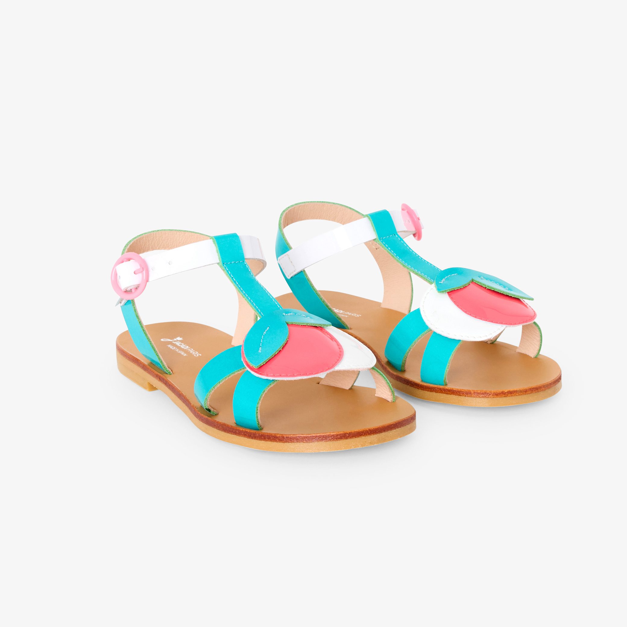 Girl sandals - Mandarine Blue - Image 2