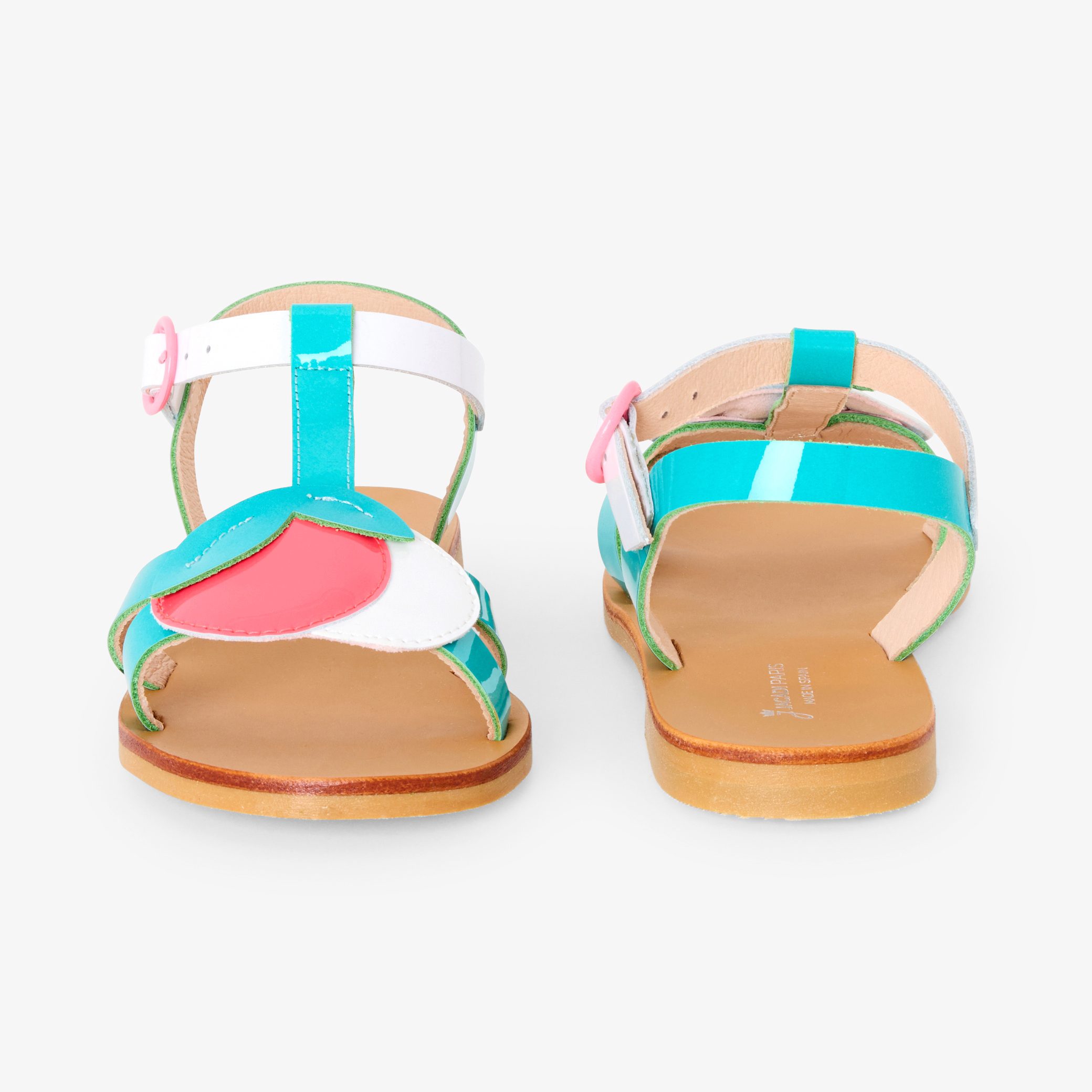 Girl sandals - Mandarine Blue - Image 3