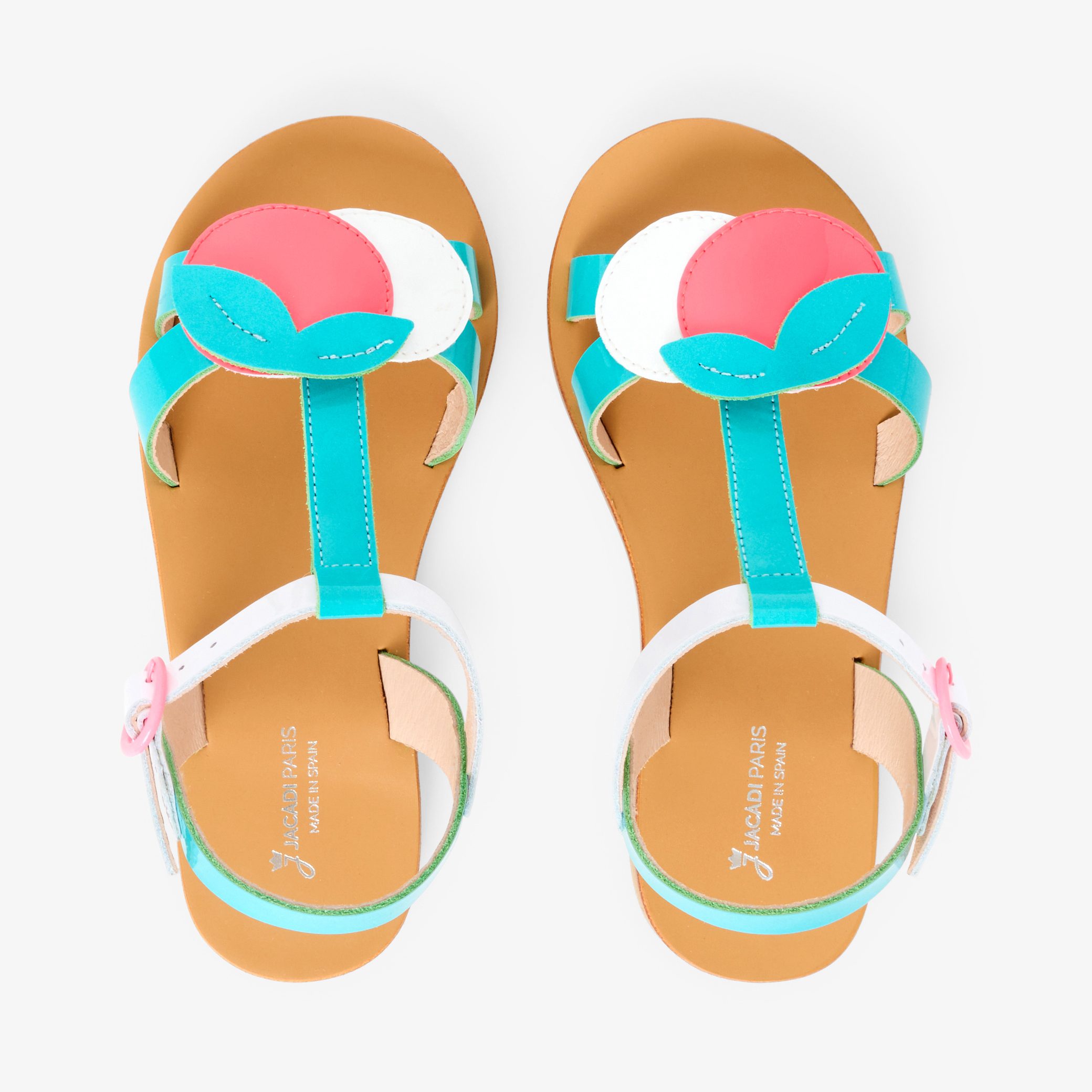 Girl sandals - Mandarine Blue - Image 4