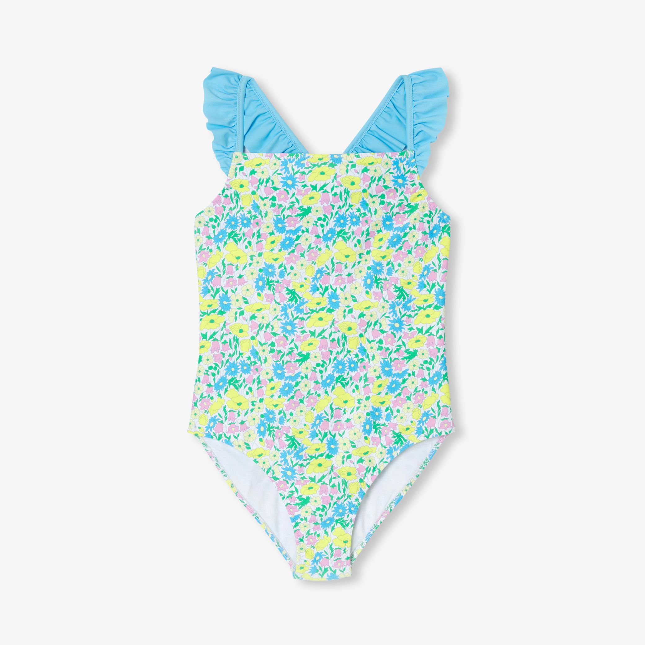 Girl 1-piece swimsuit in Liberty fabric - Mahee