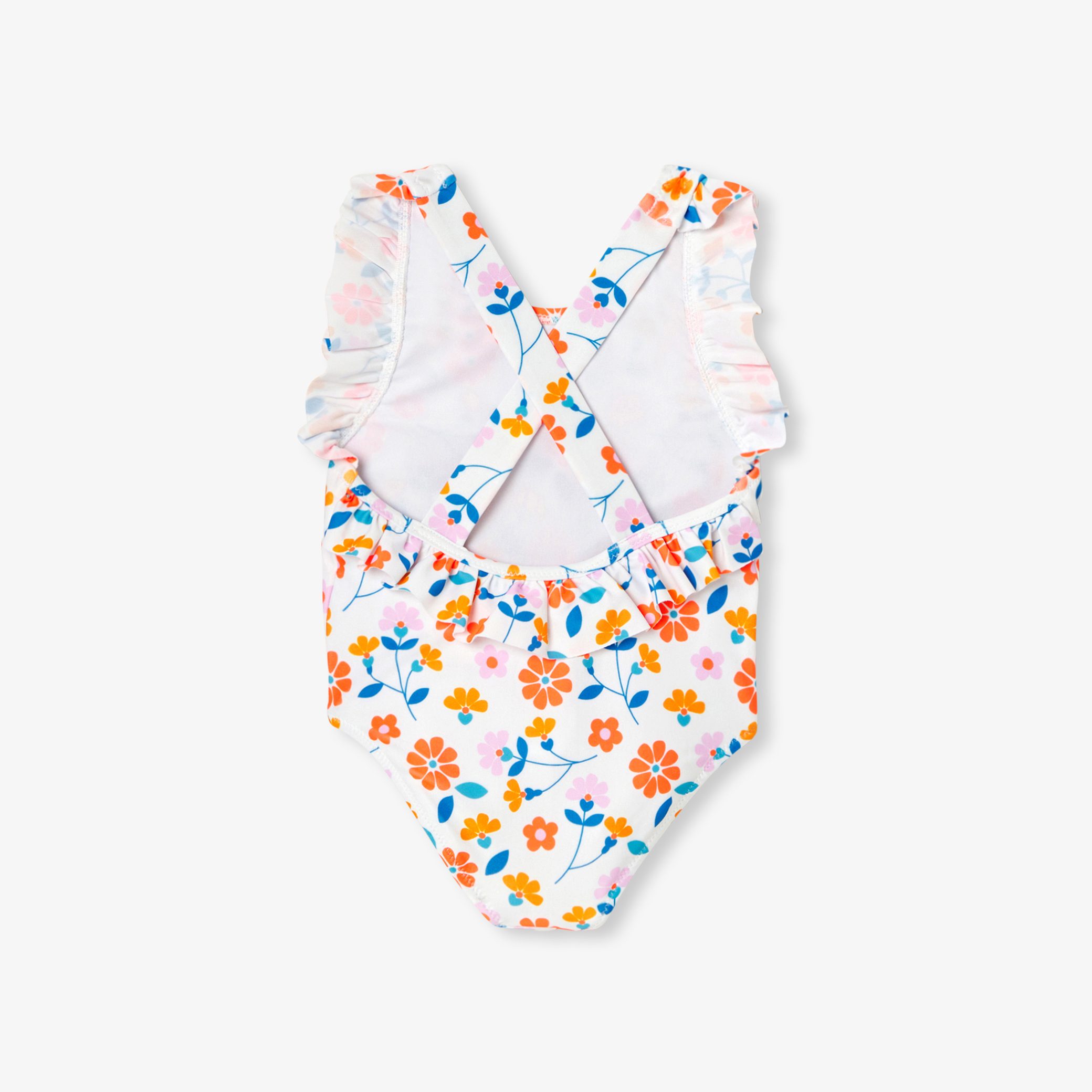 Baby girl floral swimsuit - Maryline - Image 2