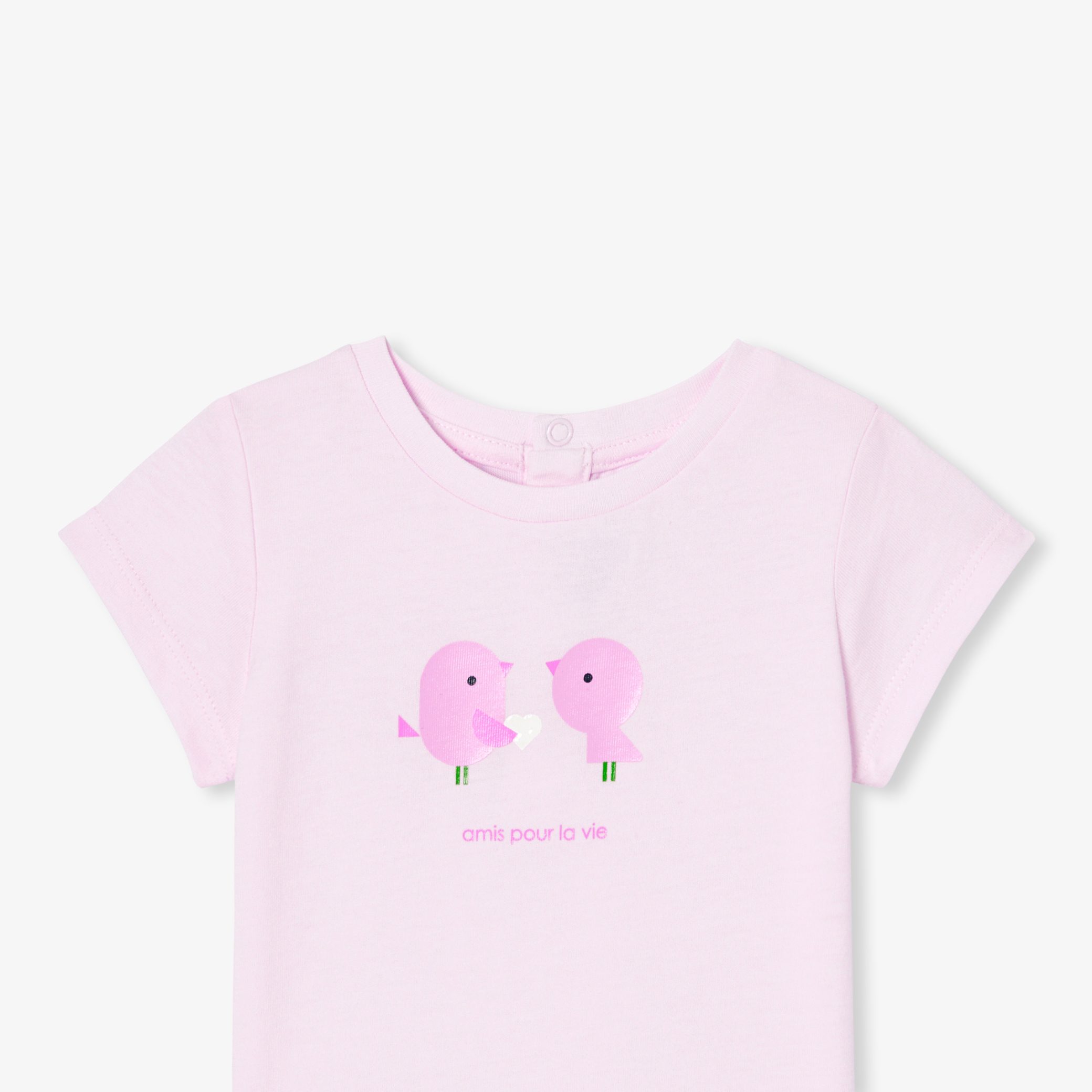 Baby girl short-sleeved T-shirt - Printemps - Image 3