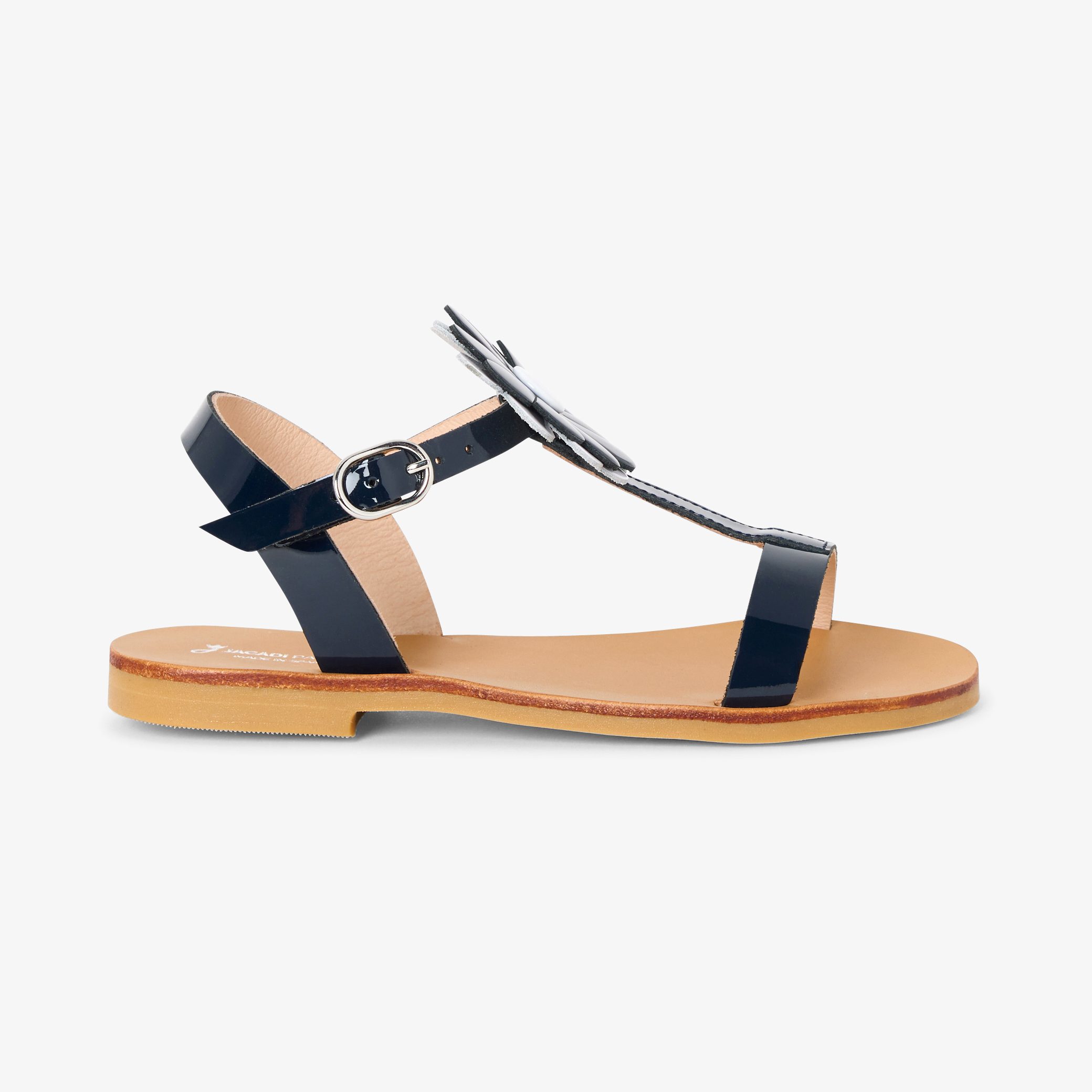 Girl's patent leather sandals - Marguerite