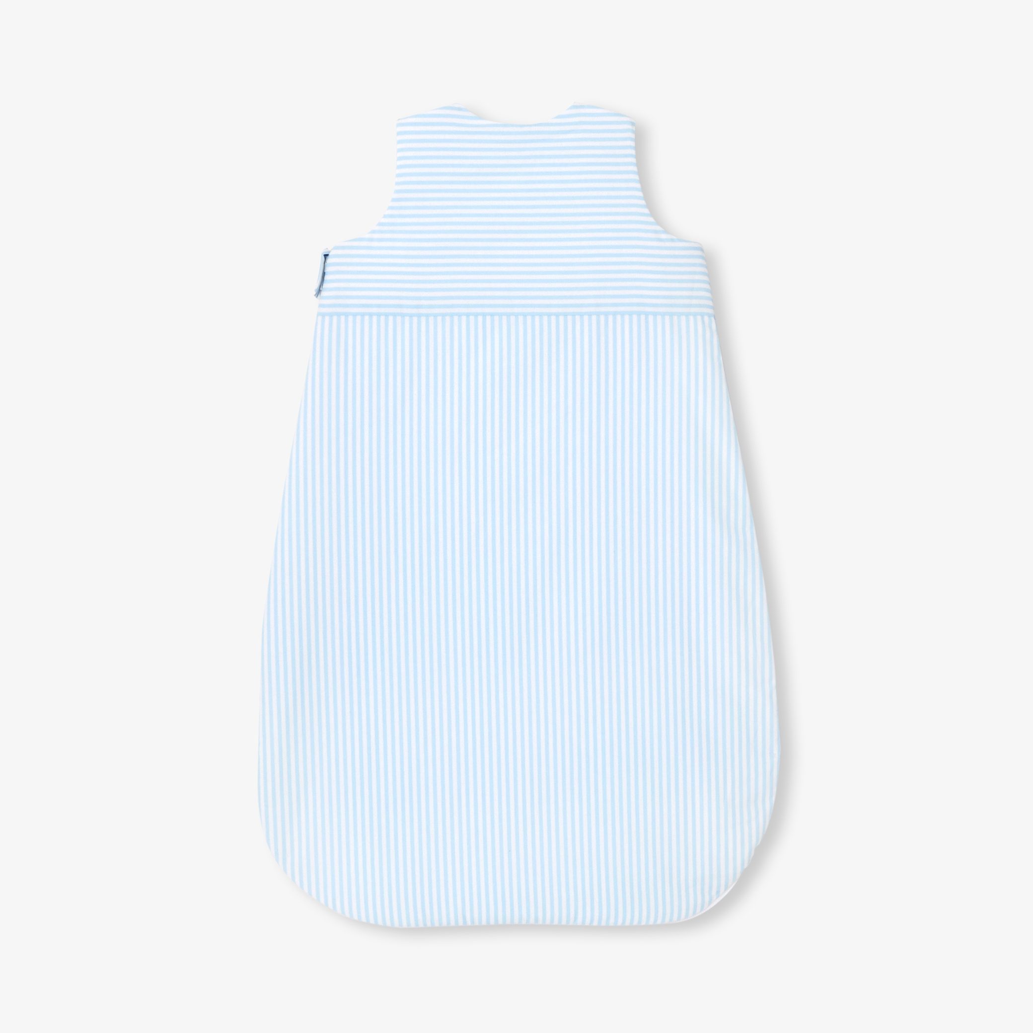 Baby boy 0-6 months sleeping bag in striped poplin - Image 2