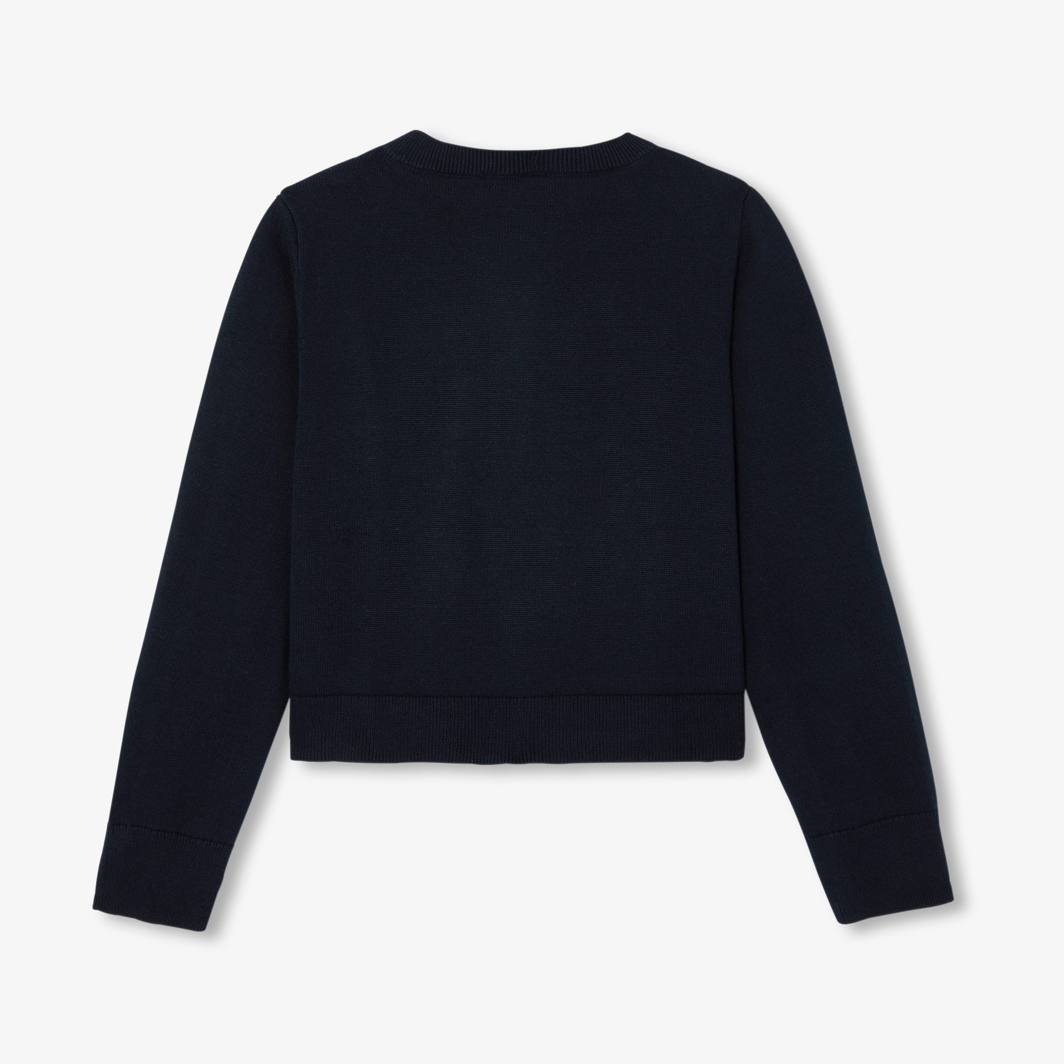 Girl jersey cardigan - Erable Navy - Image 2