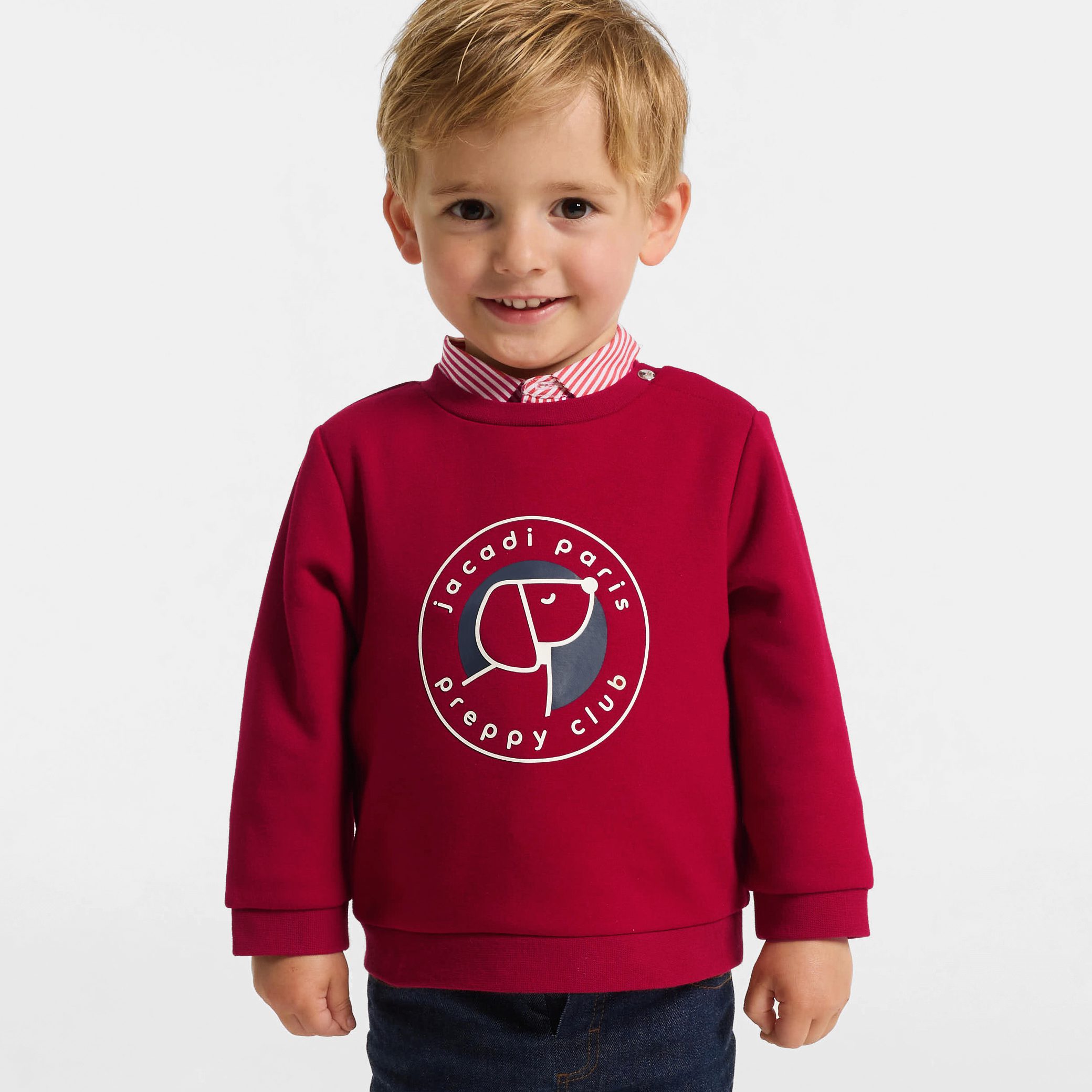 Baby boy fleece sweatshirt