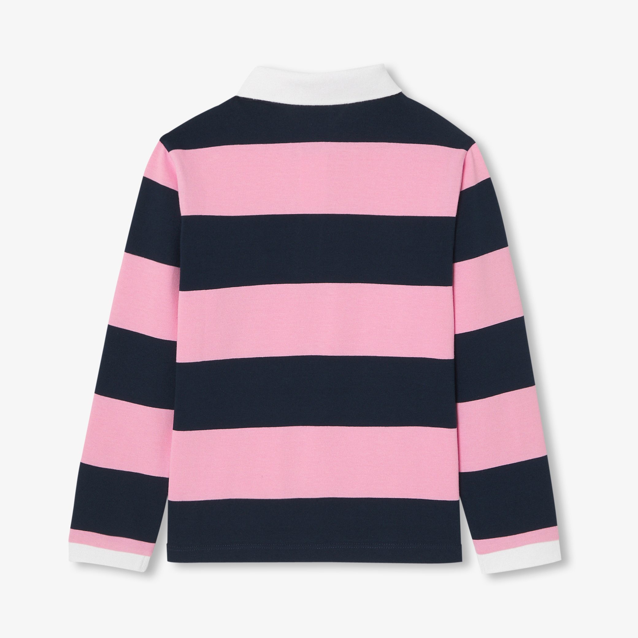 Boy cotton polo shirt - Tanagra Rose - Image 2