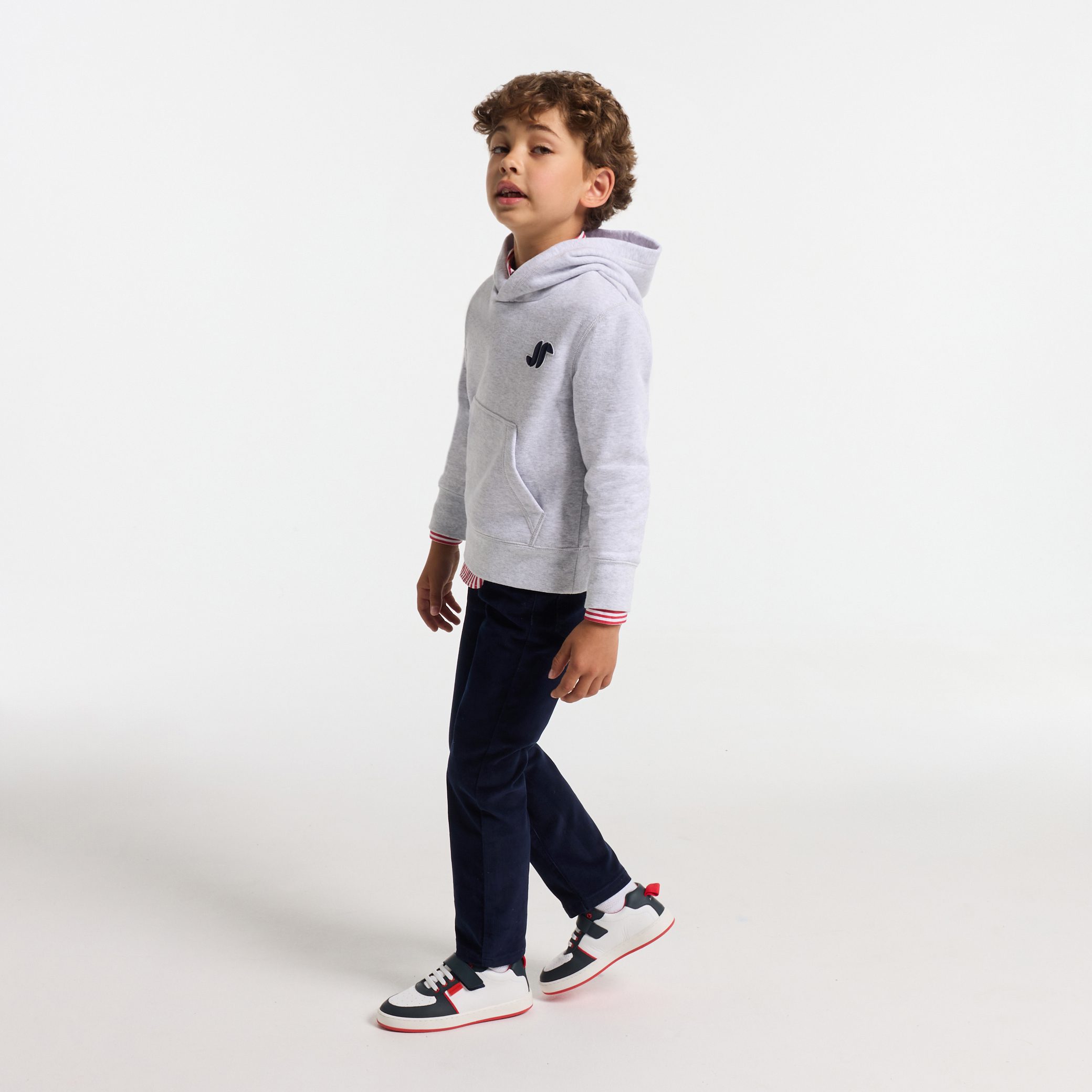 Boy velvet pants - Verveine Navy