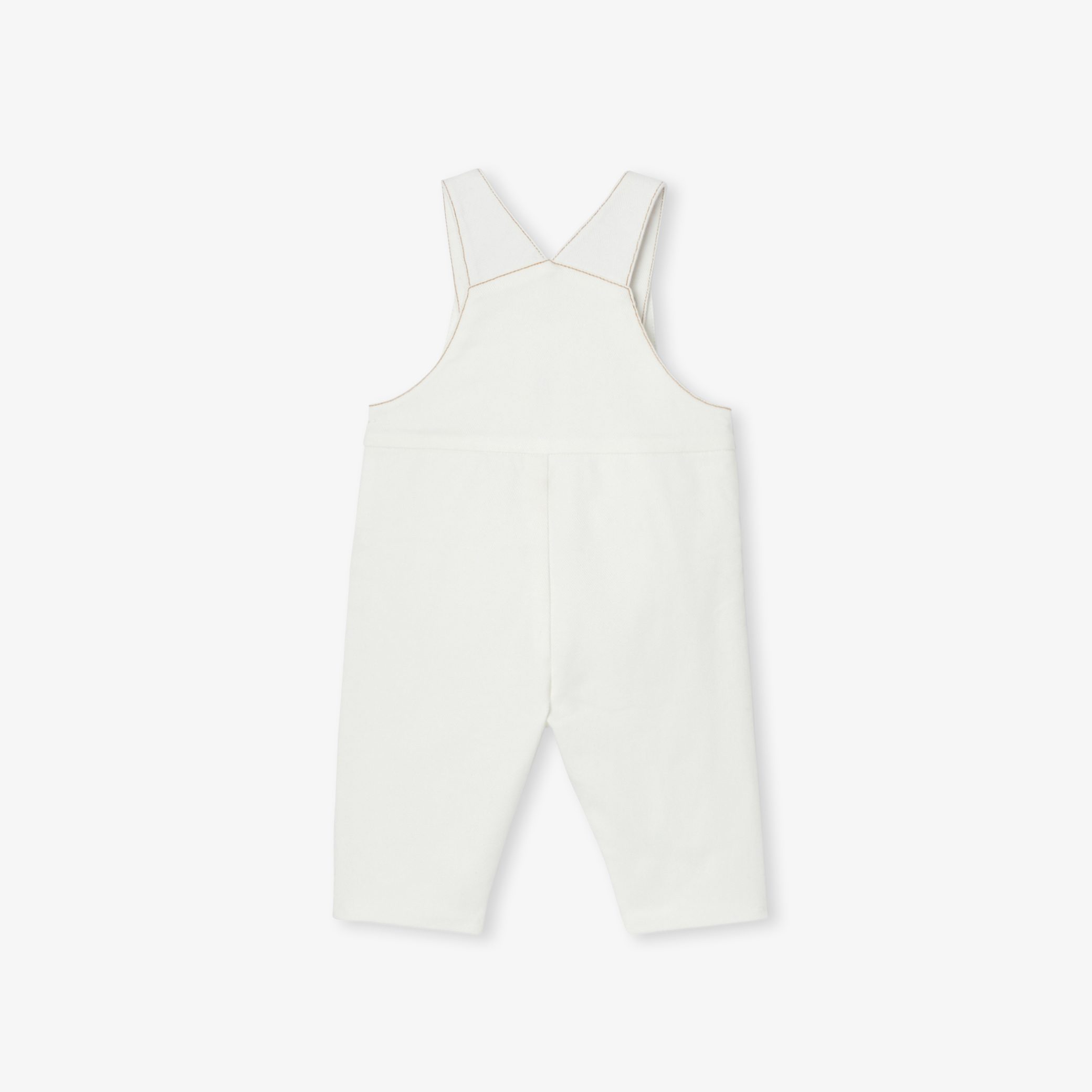 Baby overalls in soft denim- Limonade - Image 2