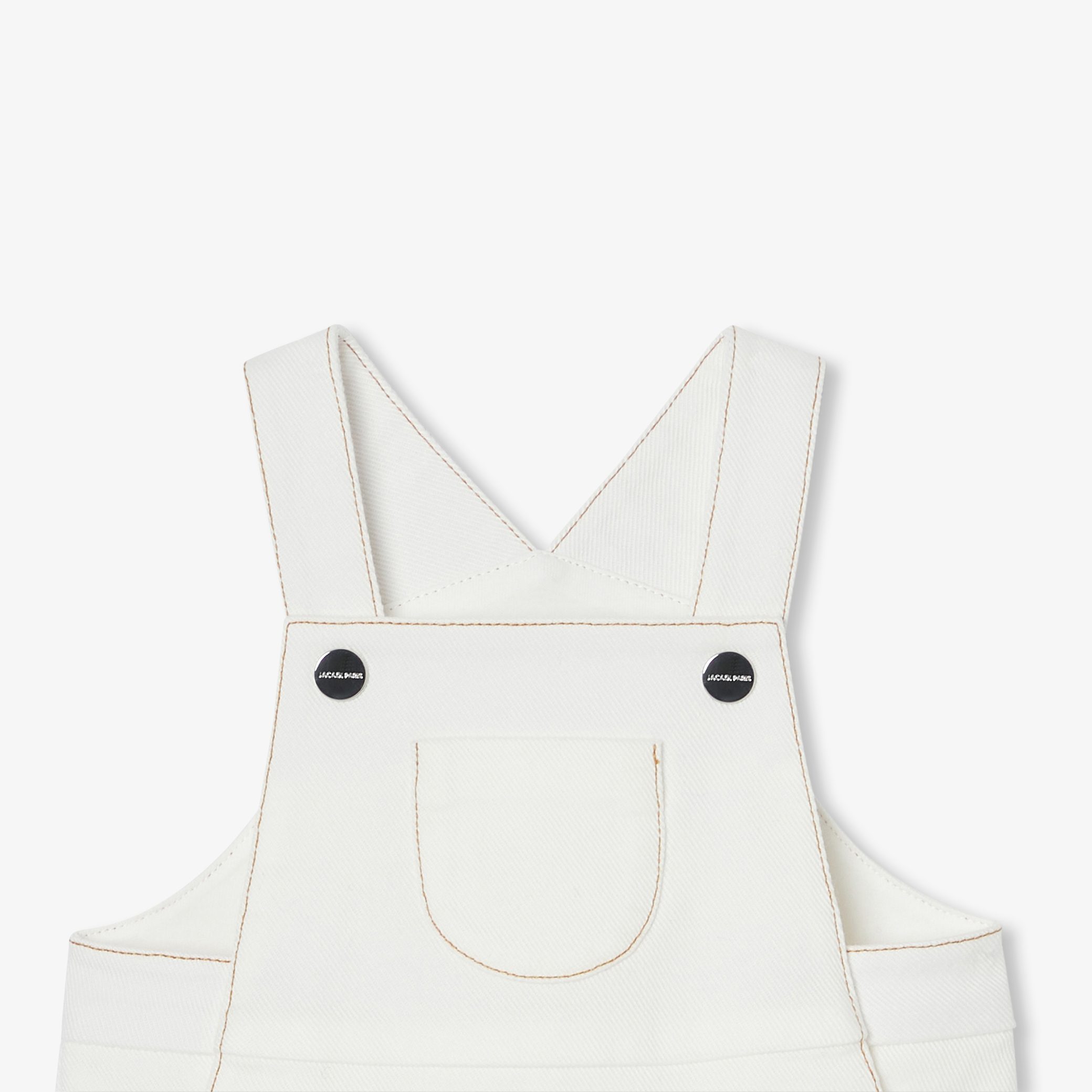 Baby overalls in soft denim- Limonade - Image 3