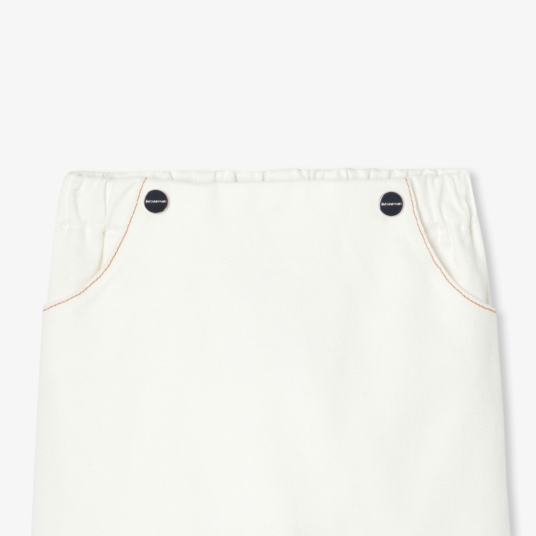 Baby trousers in soft denim - Leonce - Image 3