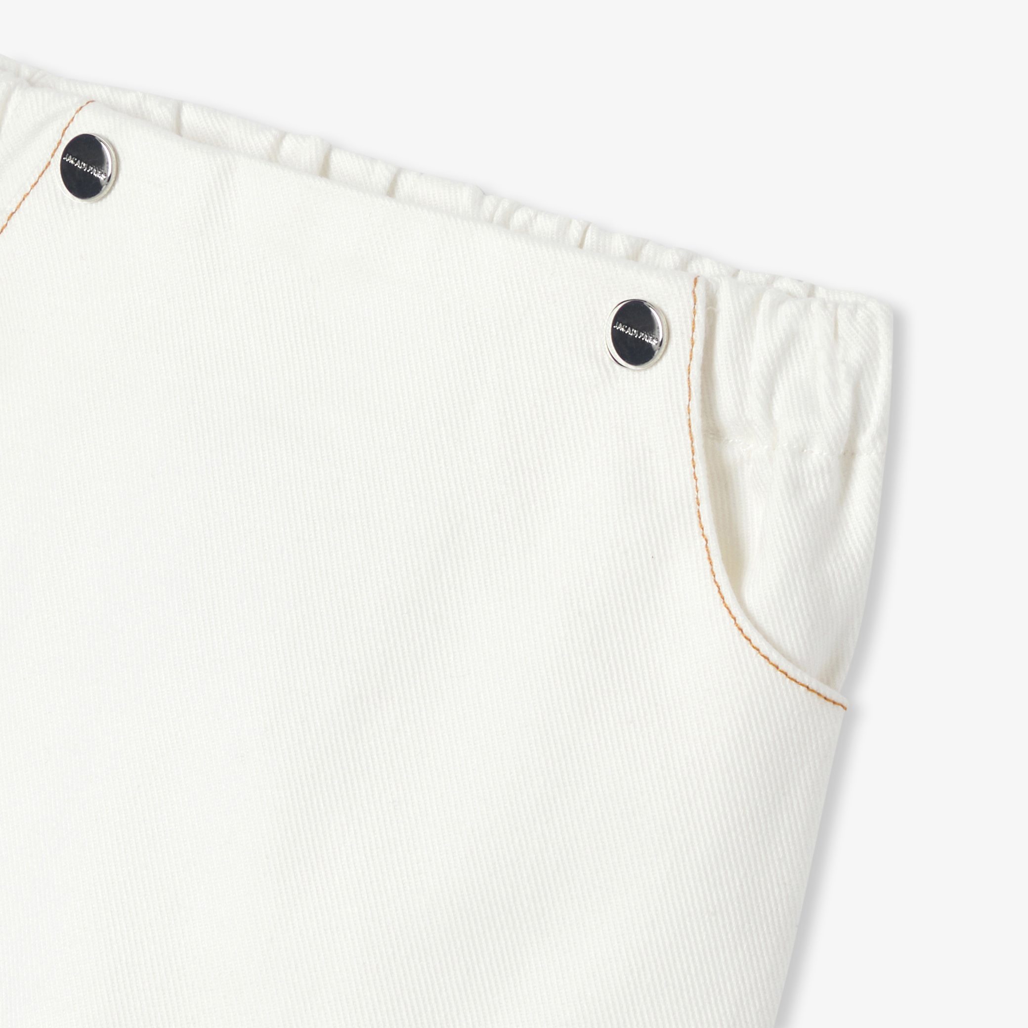 Baby trousers in soft denim - Leonce - Image 4