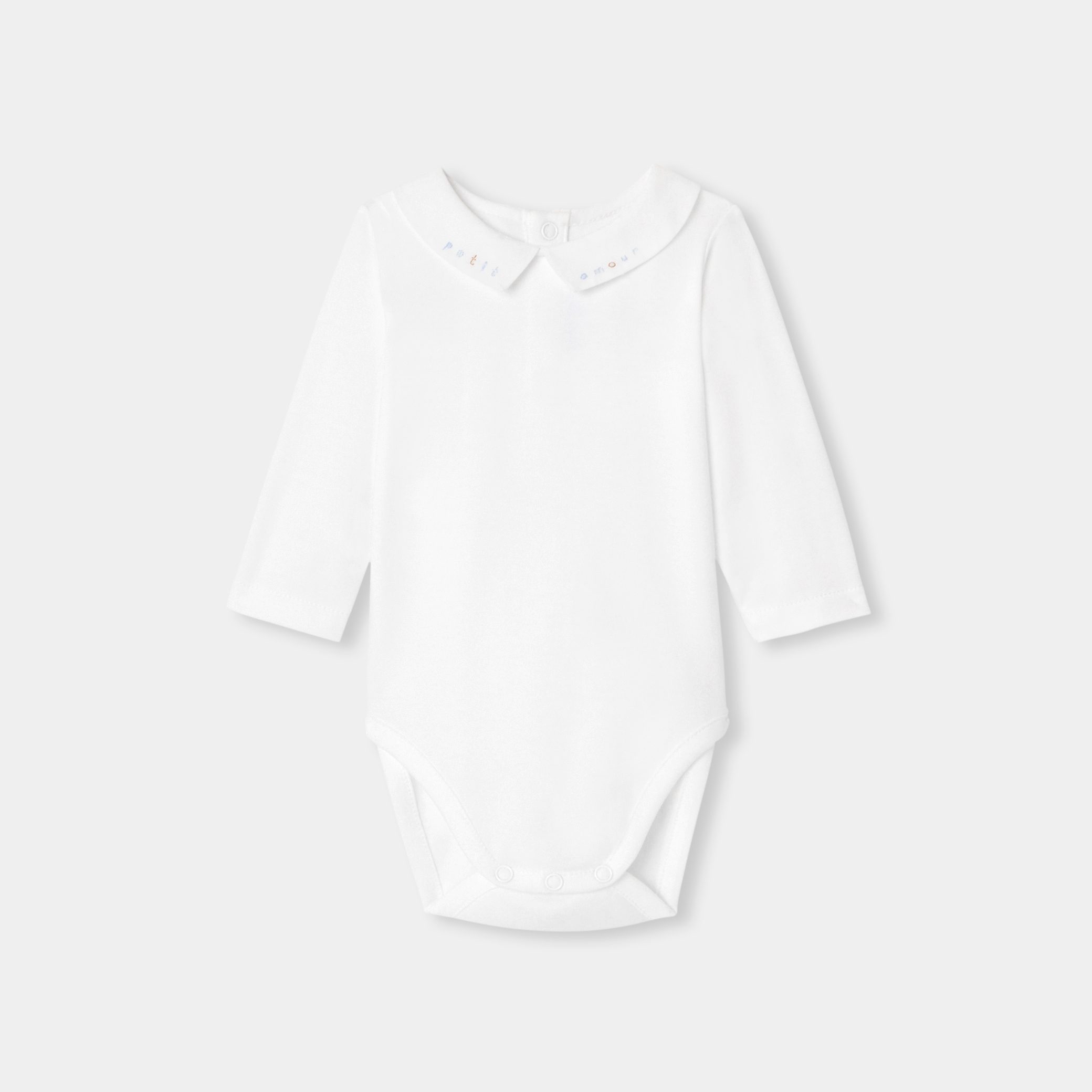 Baby boy cotton bodysuit - Laurel