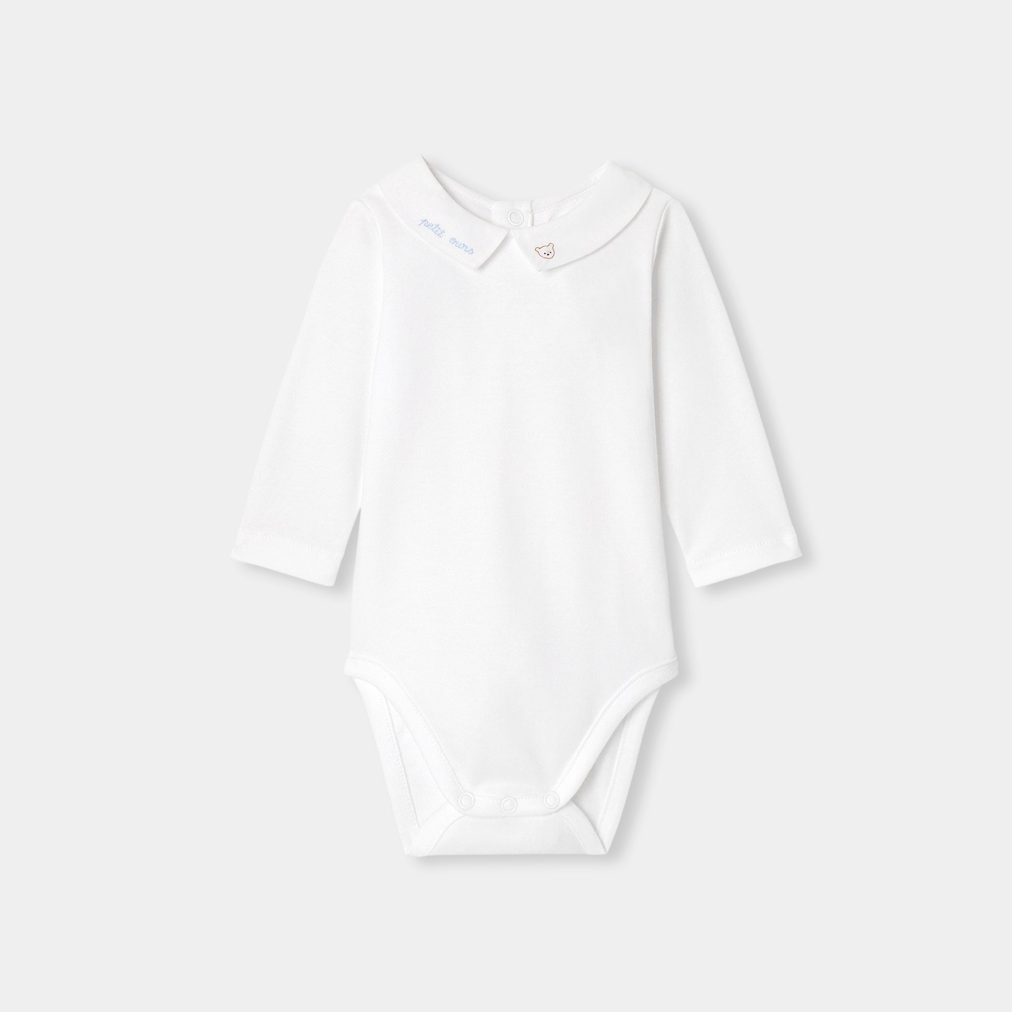Baby boy cotton bodysuit - Laurier