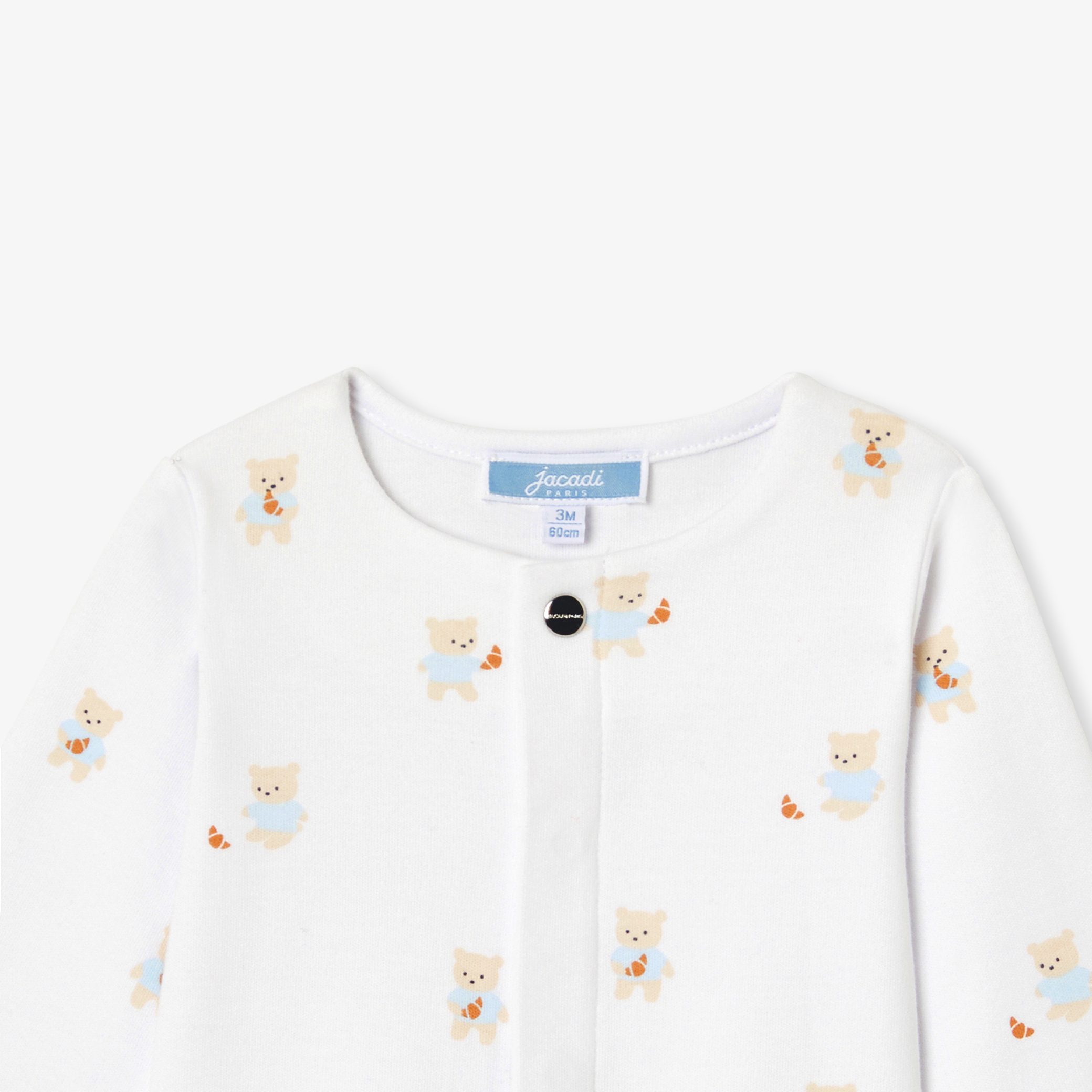 Baby teddy bear and crescent pyjamas - Lazare - Image 3