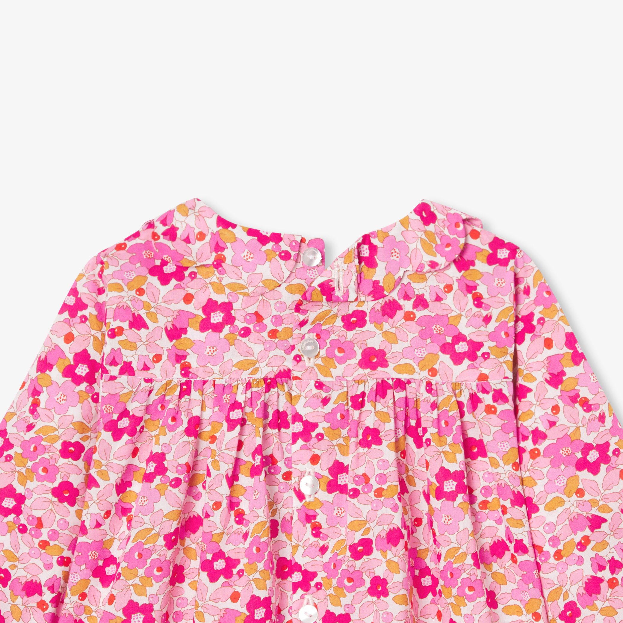 Baby girl blouse in Liberty fabric - Image 4