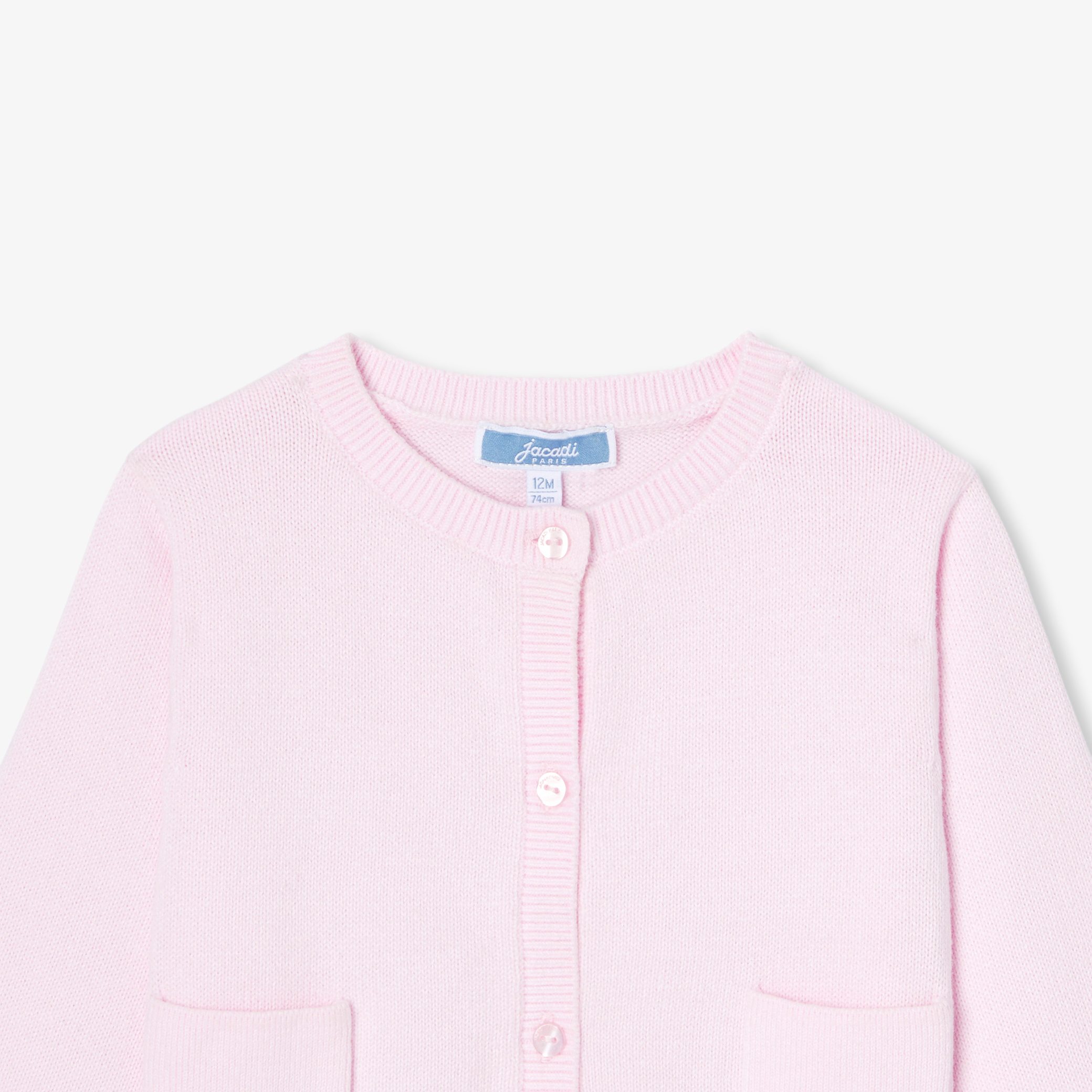Baby girl cotton cardigan - Merveilleux - Image 3