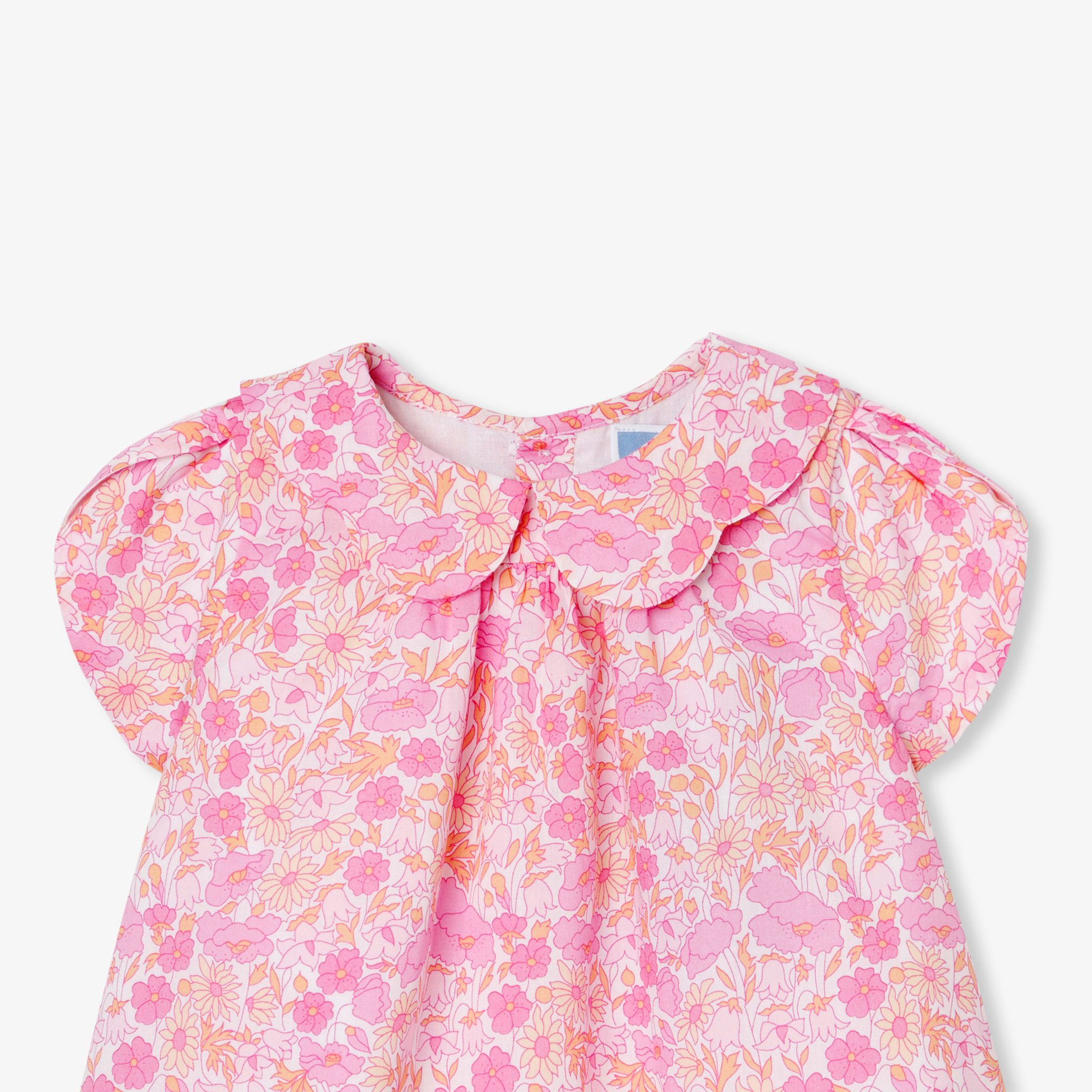 Baby girl dress in Liberty fabric - Leontine - Image 3