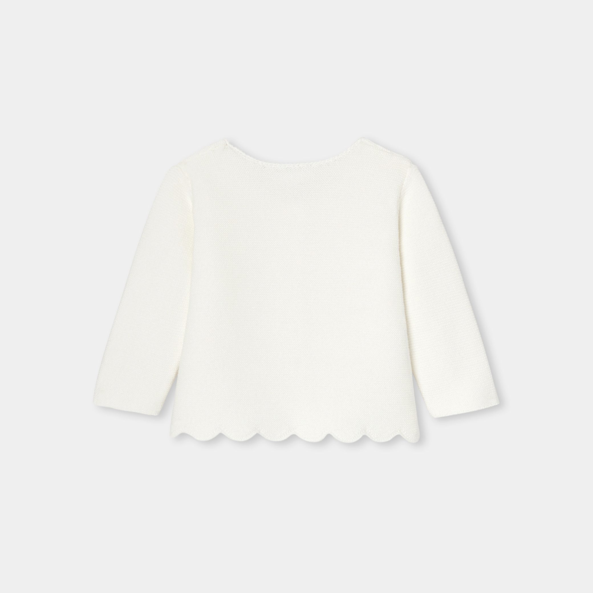 Baby girl cotton cardigan - Image 2