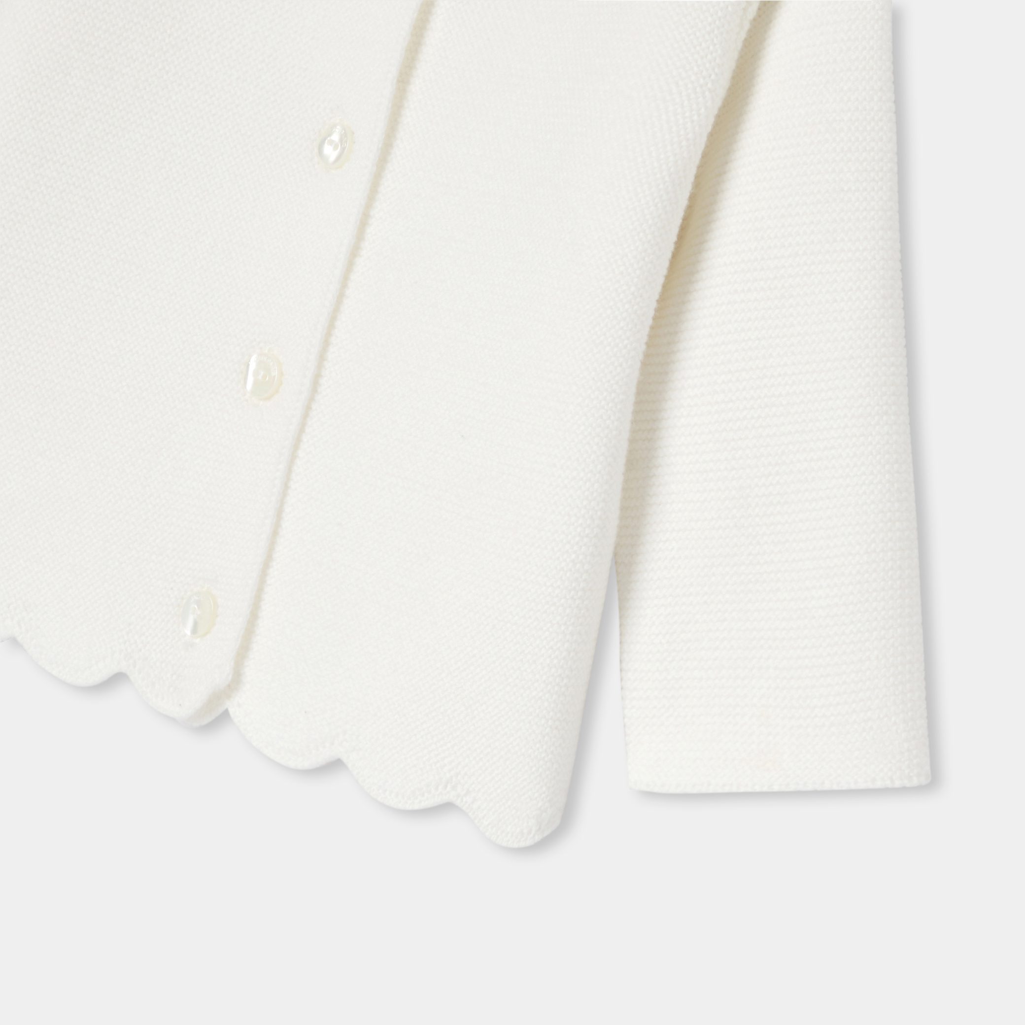 Baby girl cotton cardigan - Image 4