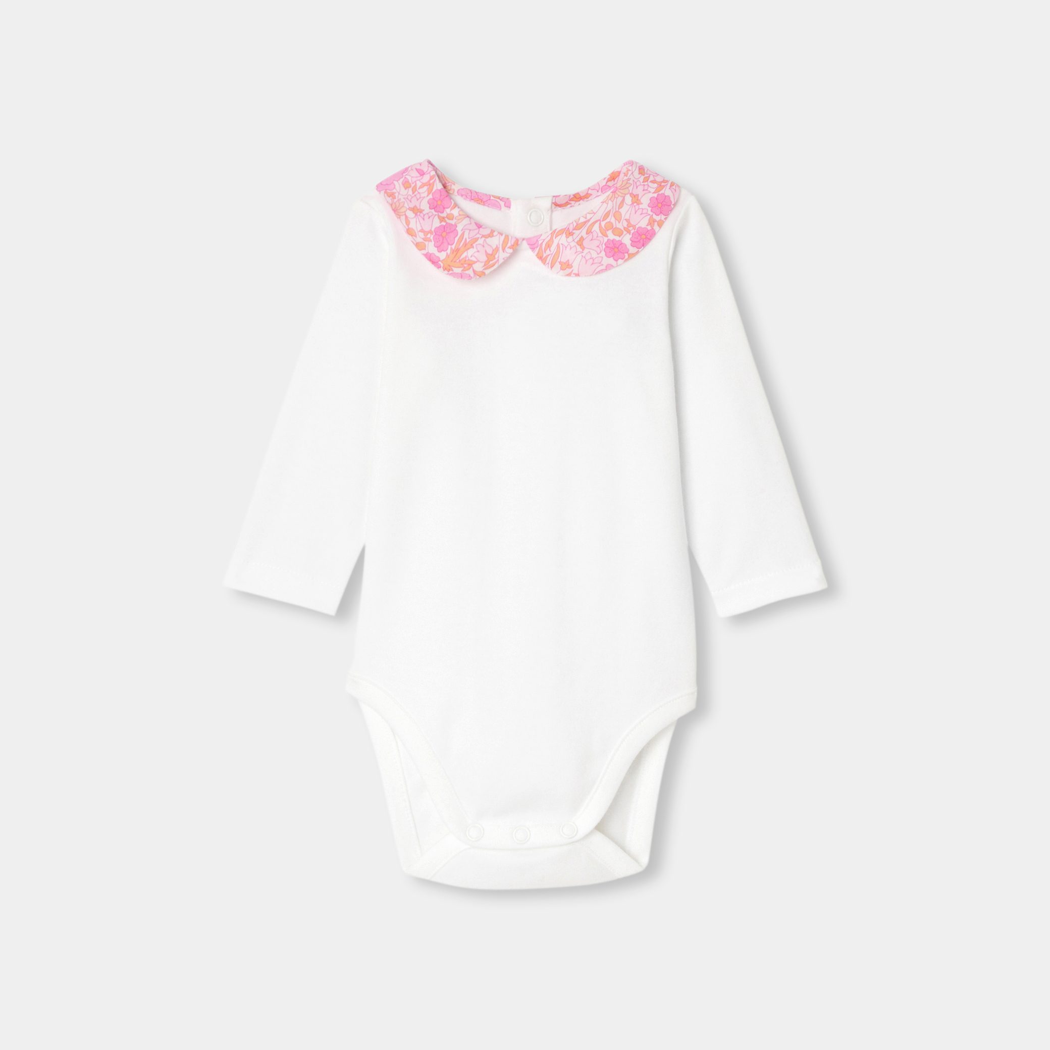 Baby girl cotton bodysuit - Lumiere